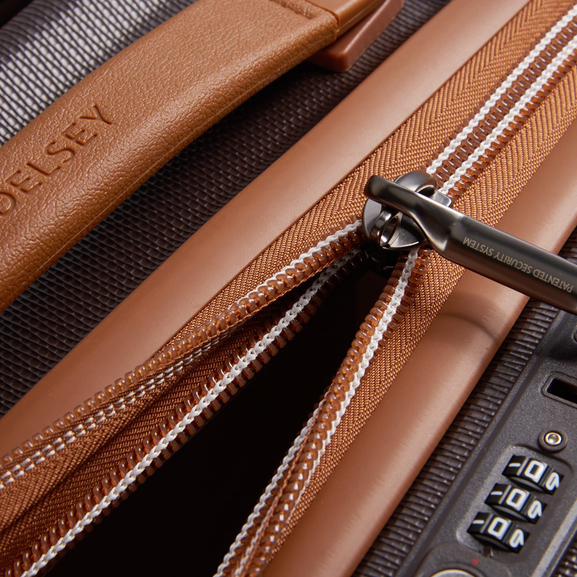 DELSEY Paris Chatelet Air 2.0 Hardside Luggage with Spinner Wheels Chocolate Brown Carry On 21 Inch U3