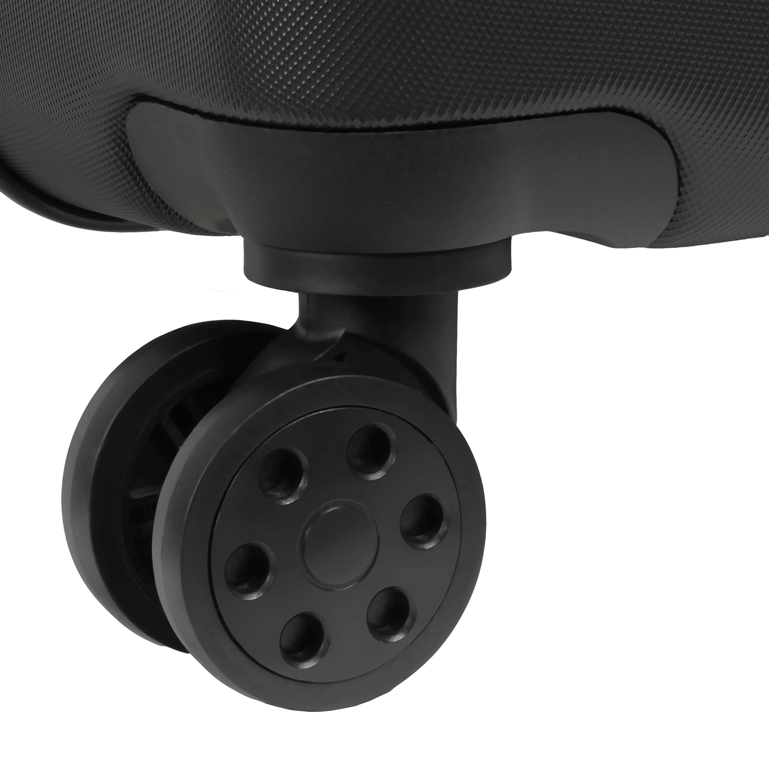 TOTAL TRAVELWARE Passage Expandable Hardside Spinner ( Black , Checked-Medium 24-Inch ) Black Checked Medium 24 Inch U1