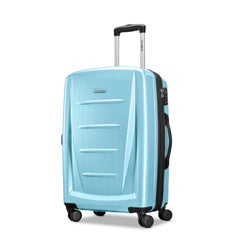Samsonite Winfield 2 Checked-Medium 24-Inch Hardside Expandable Luggage with Spinner Wheels ( Ice Blue , Checked-Medium 24-Inch ) Ice Blue Checked Medium 24 Inch U5