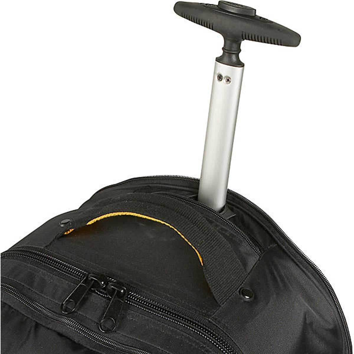 A.Saks EXPANDABLE Trolley Laptop Backpack ( Black , One Size ) Black One Size U2