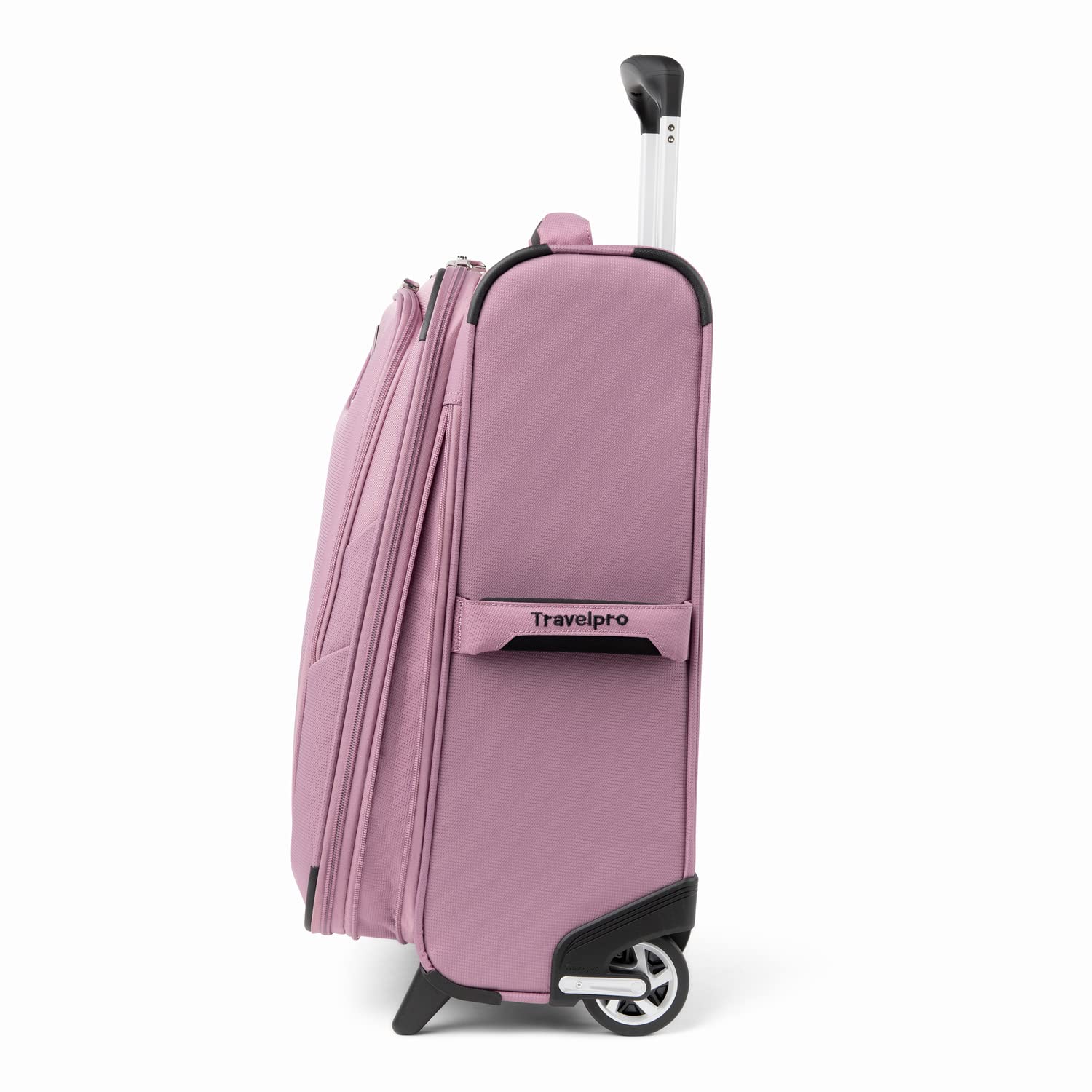 Travelpro Maxlite 5 Softside Expandable Upright 2 Wheel Luggage, Lightweight Suitcase, Men and Women ( Orchid Pink Purple , Carry-on 20-Inch ) Orchid Pink Purple Carry On 20 Inch U1