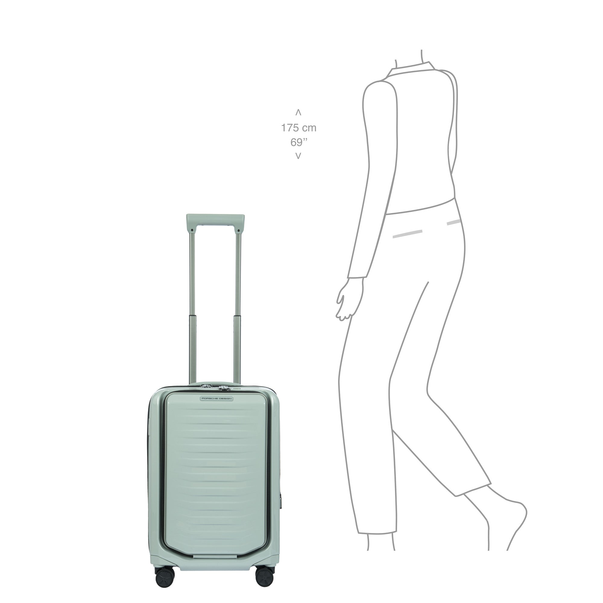 PORSCHE DESIGN by Bric's Roadster 21" Carry-on Expandable Spinner ( Chalk , One Size ) Chalk One Size U1