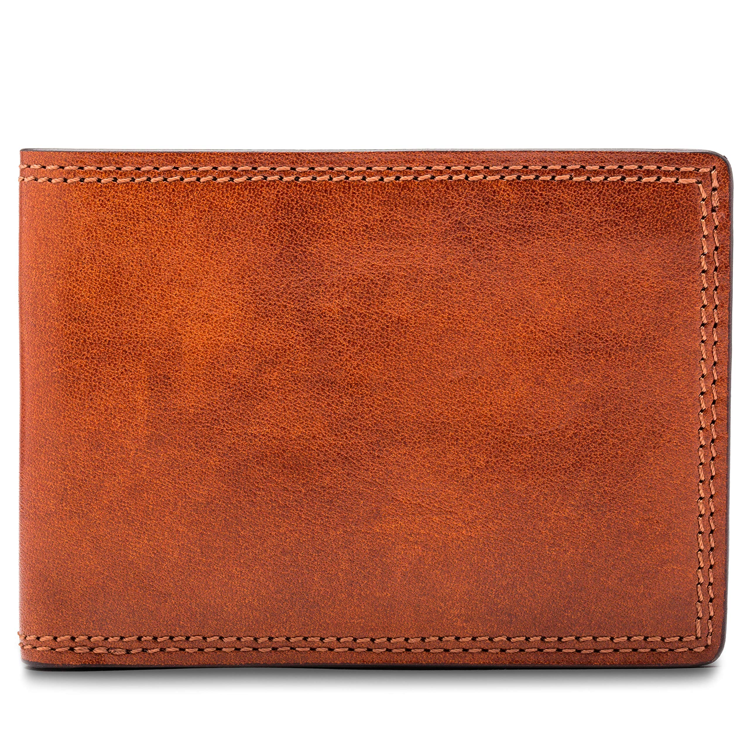 Bosca Men's Wallet, Dolce Small Bifold Wallet ( Amber , One Size ) Amber One Size U2