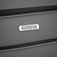 American Tourister Pop Max Softside Luggage with Spinner Wheels ( Charcoal , Checked-Large 29-Inch ) Charcoal Checked Large 29 Inch U2