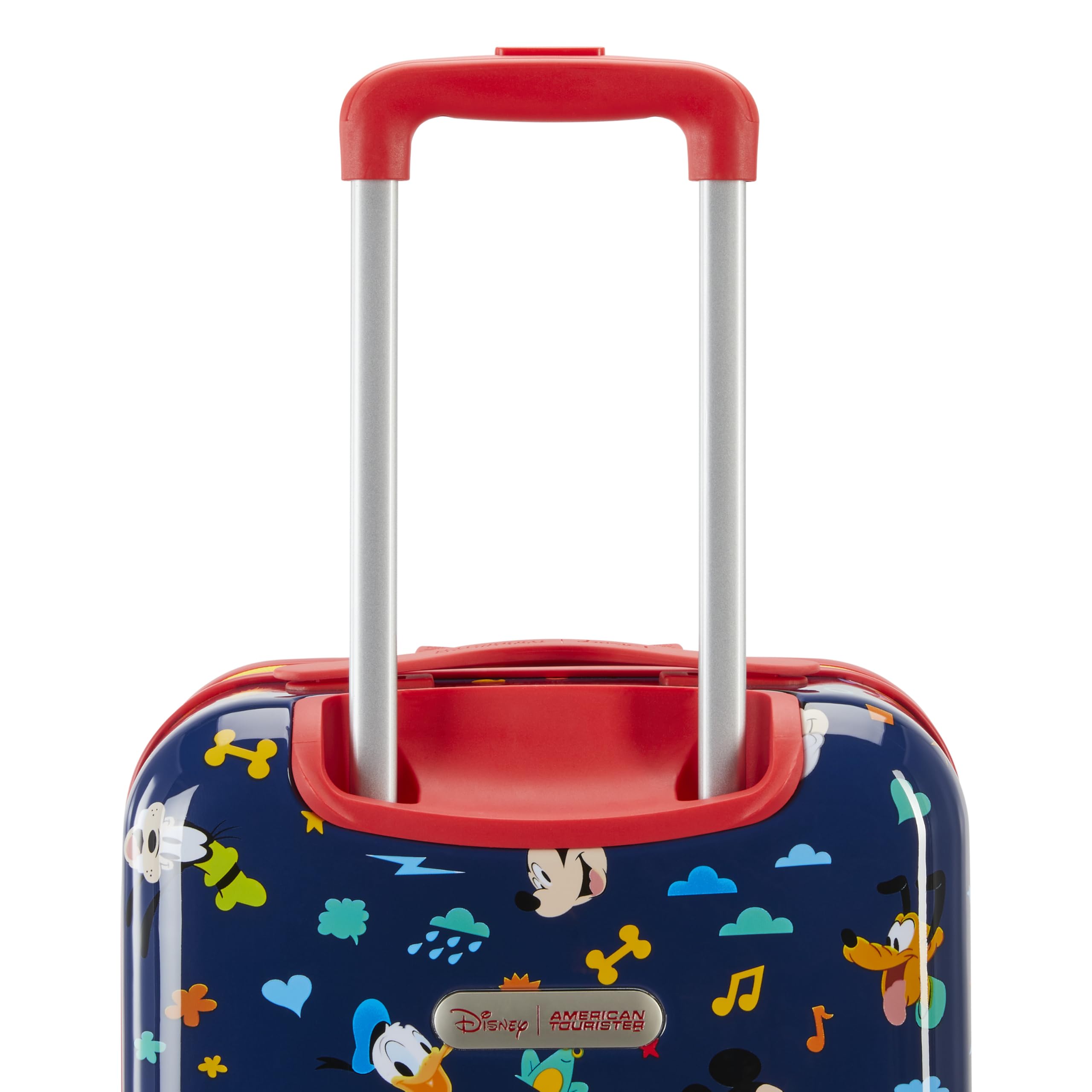 American Tourister Disney Carry-On 18-Inch Hardside Luggage with Spinner Wheels ( Mickey Mouse & Friends , Carry-On 18-Inch ) Mickey Mouse & Friends Carry On 18 Inch U1