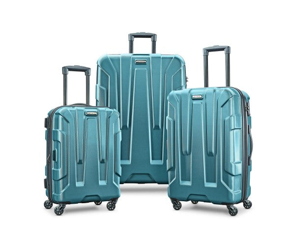 Samsonite Centric 3-Piece Hardside Spinner Set ( Teal , One Size ) Teal One Size U4