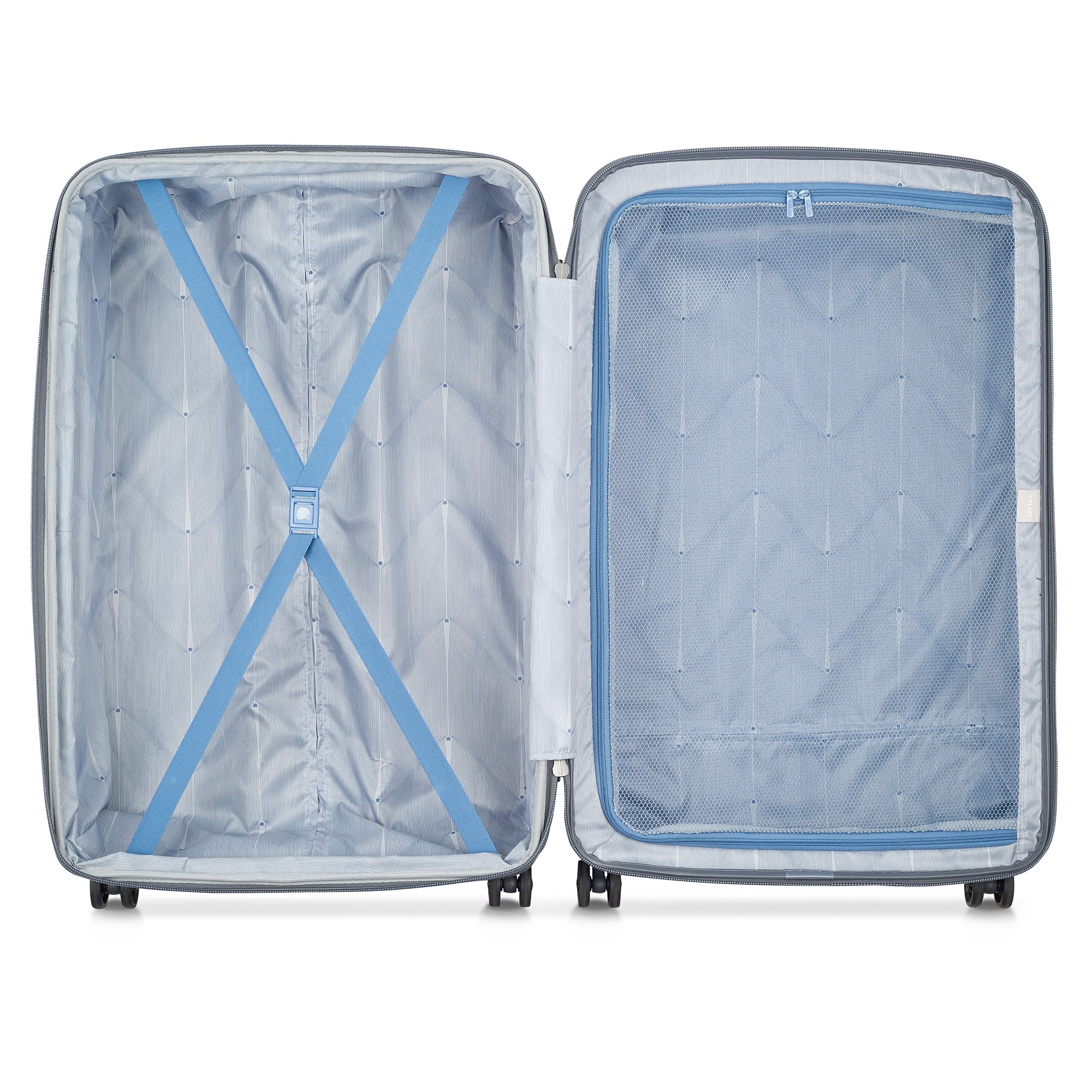 DELSEY Paris Comete 3.0 Hardside Expandable Luggage with Spinner Wheels ( Graphite , Checked-Large, 28 Inch ) Graphite Checked Large 28 Inch U1