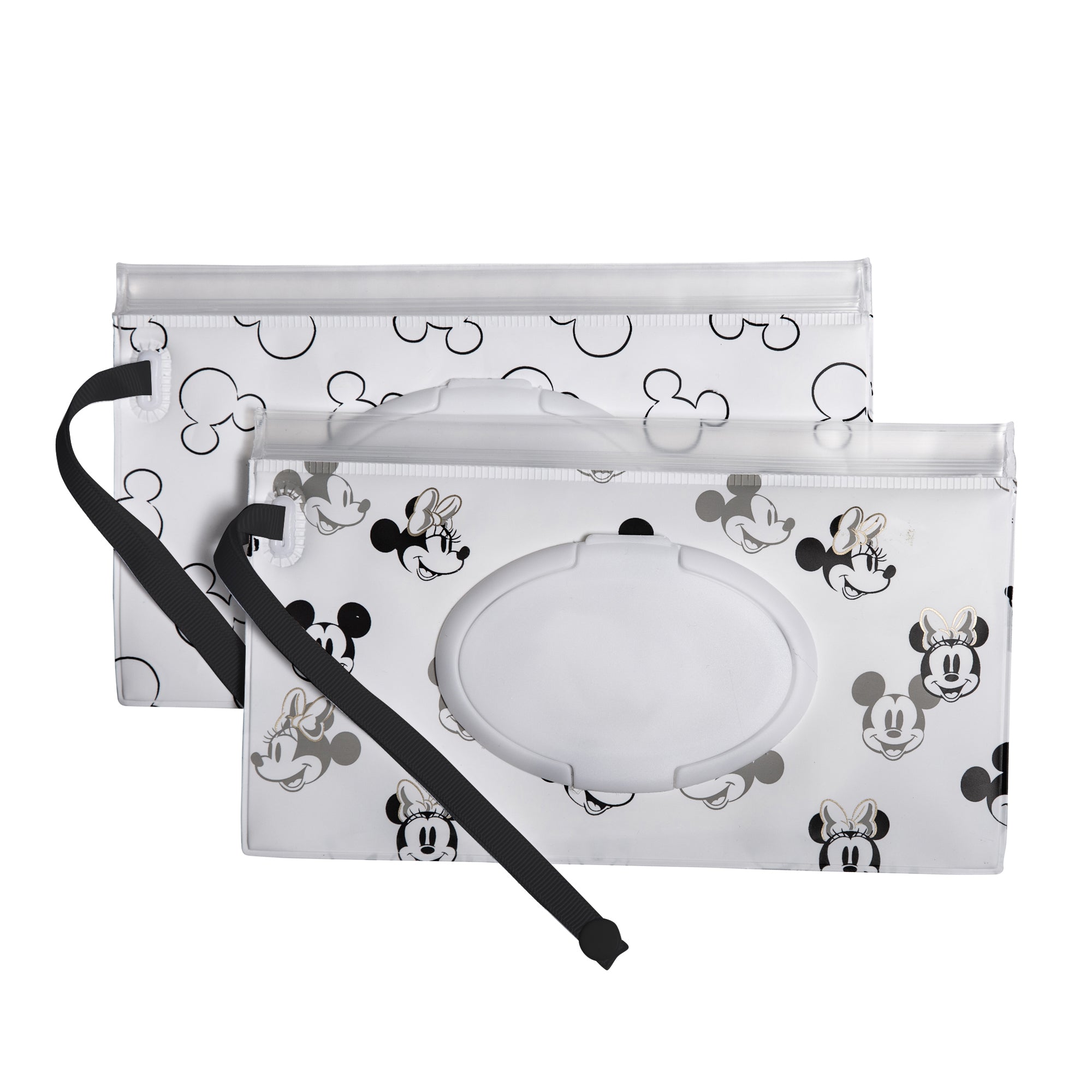 Disney Baby Full Body Changing Pad and Wipes Case Bundle ( Mickey Black , One Size ) Mickey Black One Size U1