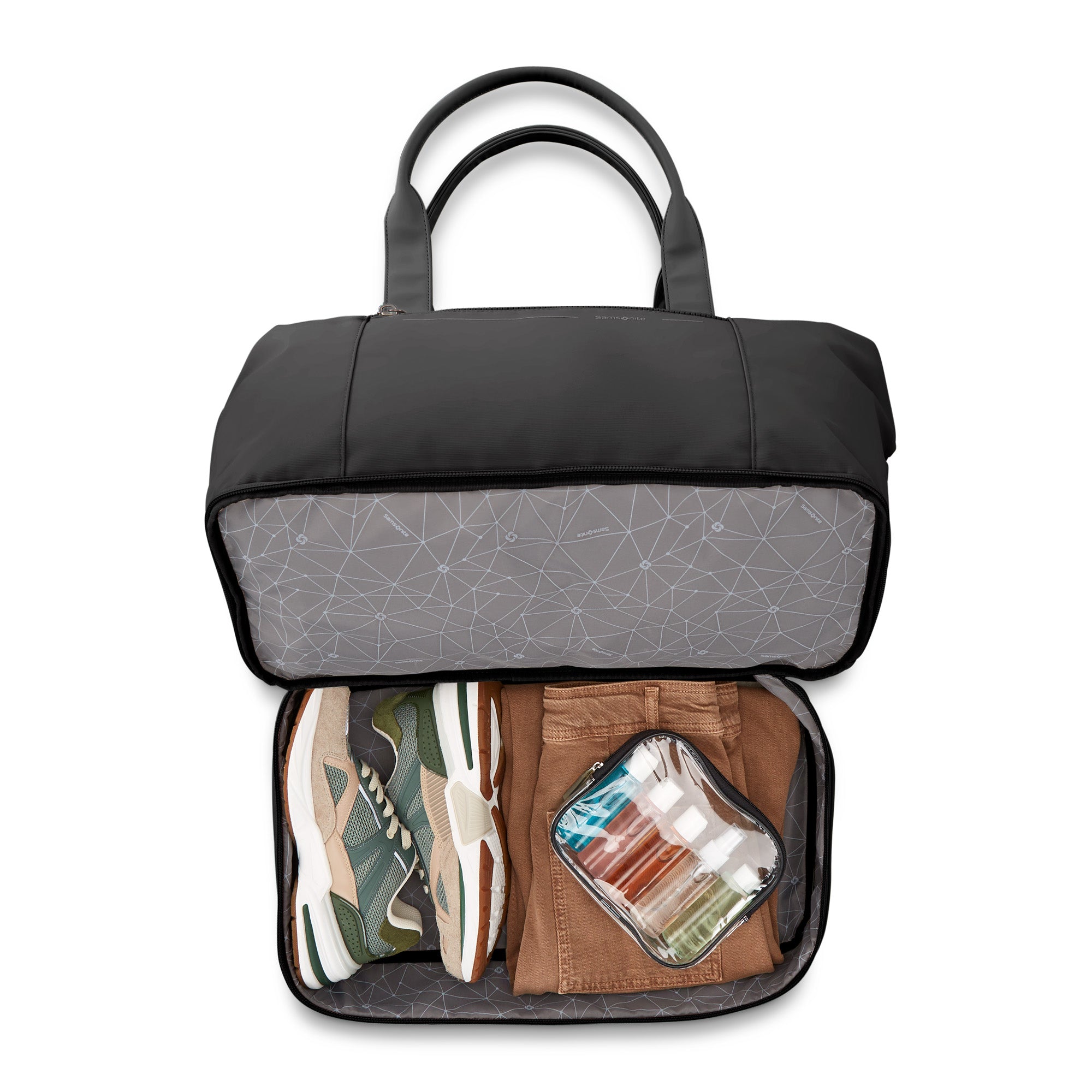 Samsonite Better Than Basic Drop Bottom Weekender ( Black , One Size ) Black One Size U5