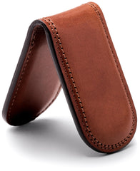 Bosca Dolce Leather Money Clip for Men ( Brown , One Size ) Brown One Size U1