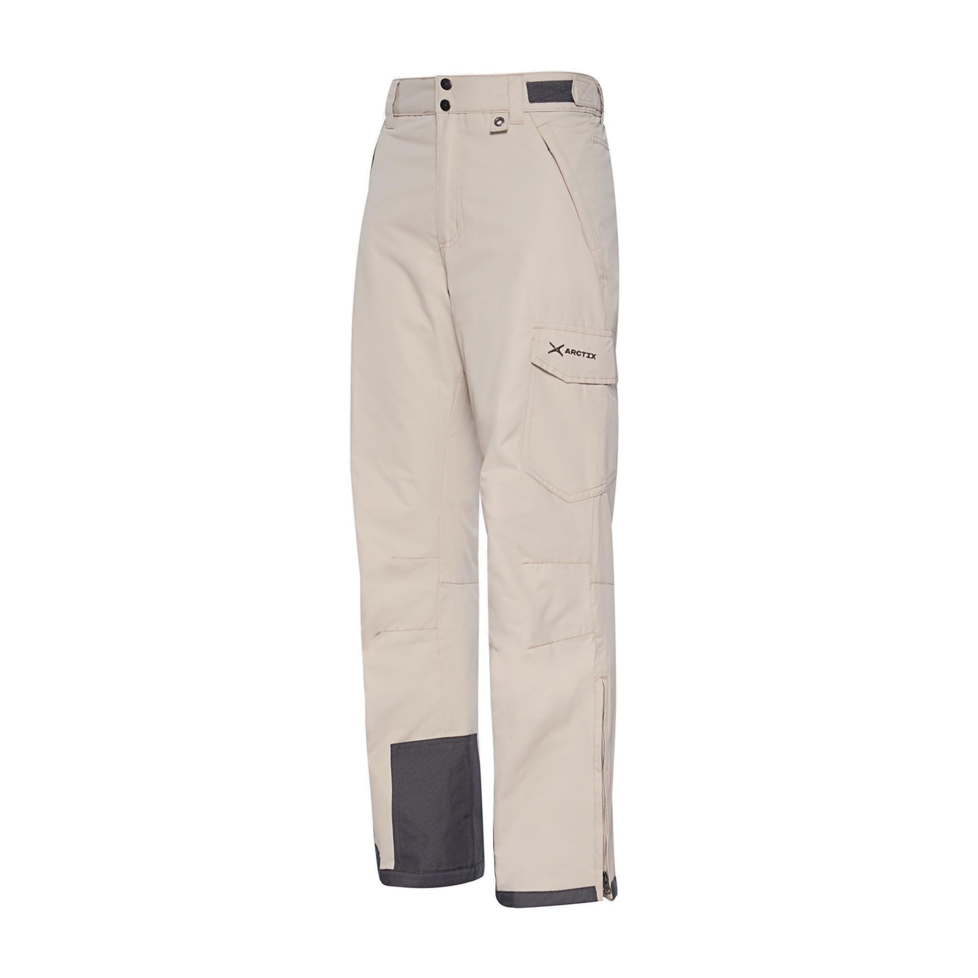 Arctix Men's Insulated Snowsports Cargo Pant ( Stone , X-Large/28" Inseam ) Stone X Large 28 Inseam U1