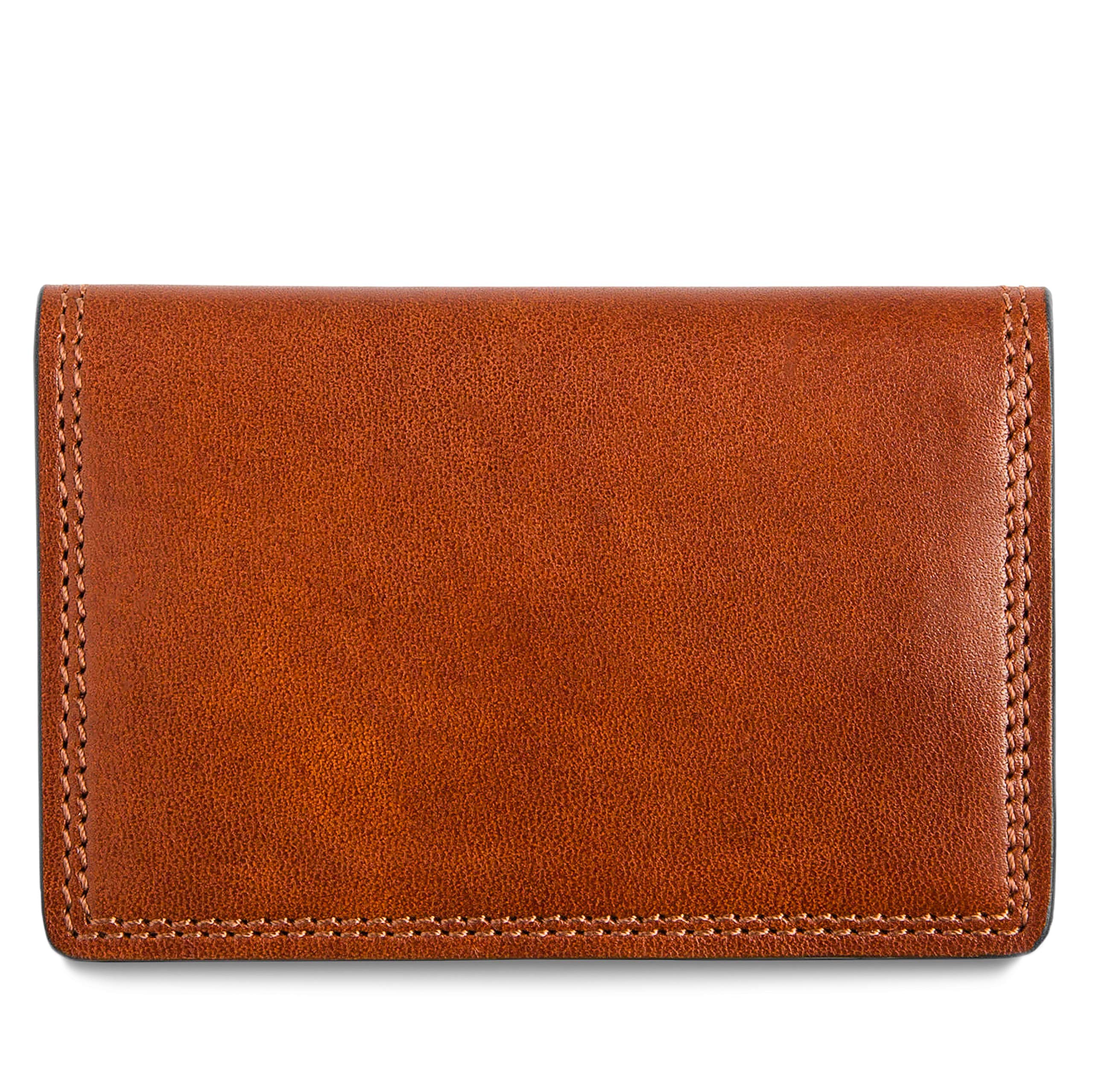 Bosca Men's Dolce Collection - Calling Card Case ( Amber , 4" x 2.75" x 0.25" ) Amber 4 X 2 75 X 0 25 U1