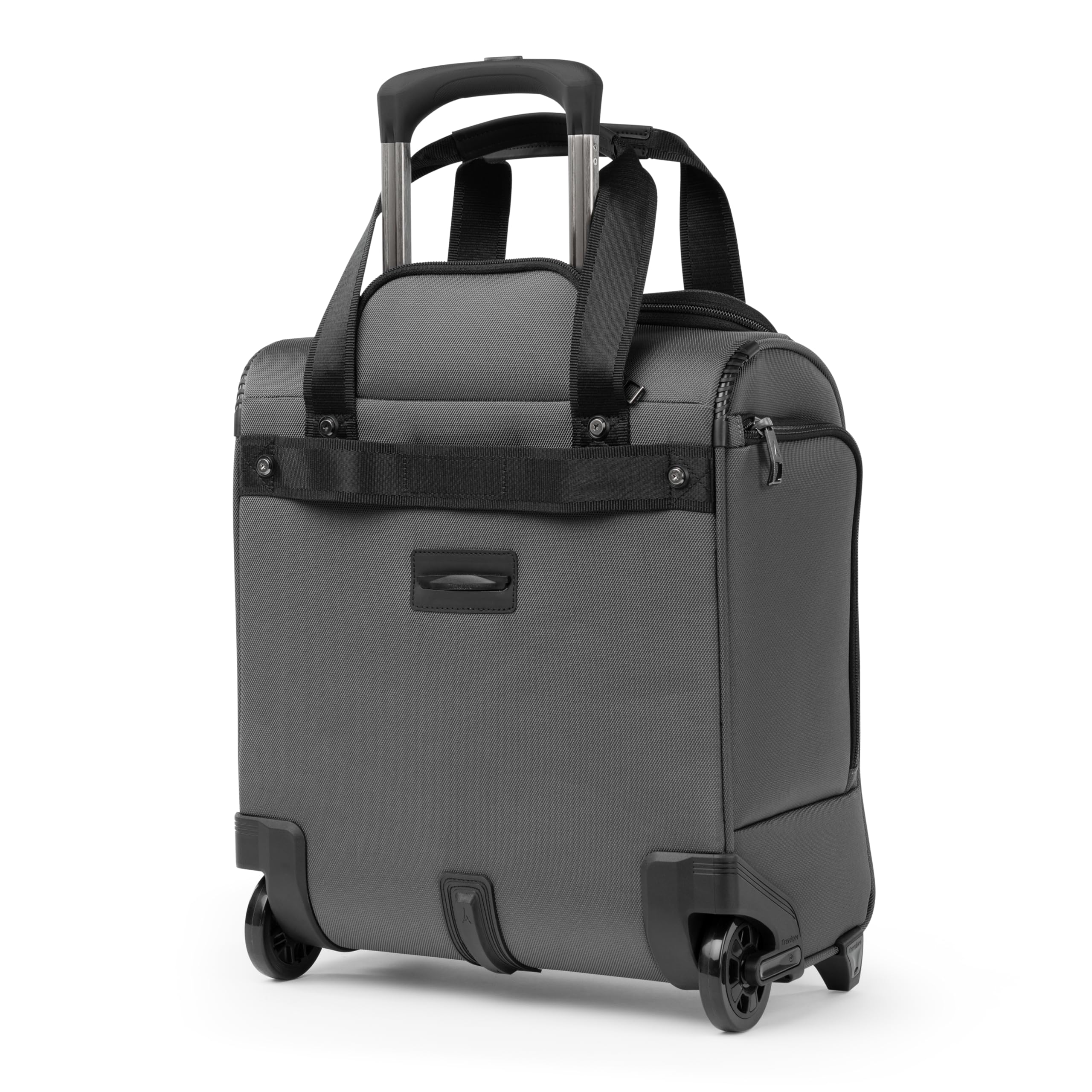Travelpro Crew Classic Lightweight Softside Luggage, Rolling Underseat Carry on Bag, 14" Laptop or Tablet Sleeve, Men and Women, 17-Inch ( Titanium Grey , 17-Inch ) Titanium Grey 17 Inch U2