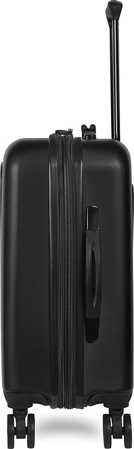 TOTAL TRAVELWARE Passage Expandable Hardside Spinner ( Black , Carry-On 19-Inch ) Black Carry On 19 Inch U1
