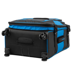 Travelpro Bold-Softside Expandable Luggage with Spinner Wheels ( Blue/Black , Checked-Medium 26-Inch ) Blue/Black Checked Medium 26 Inch U2