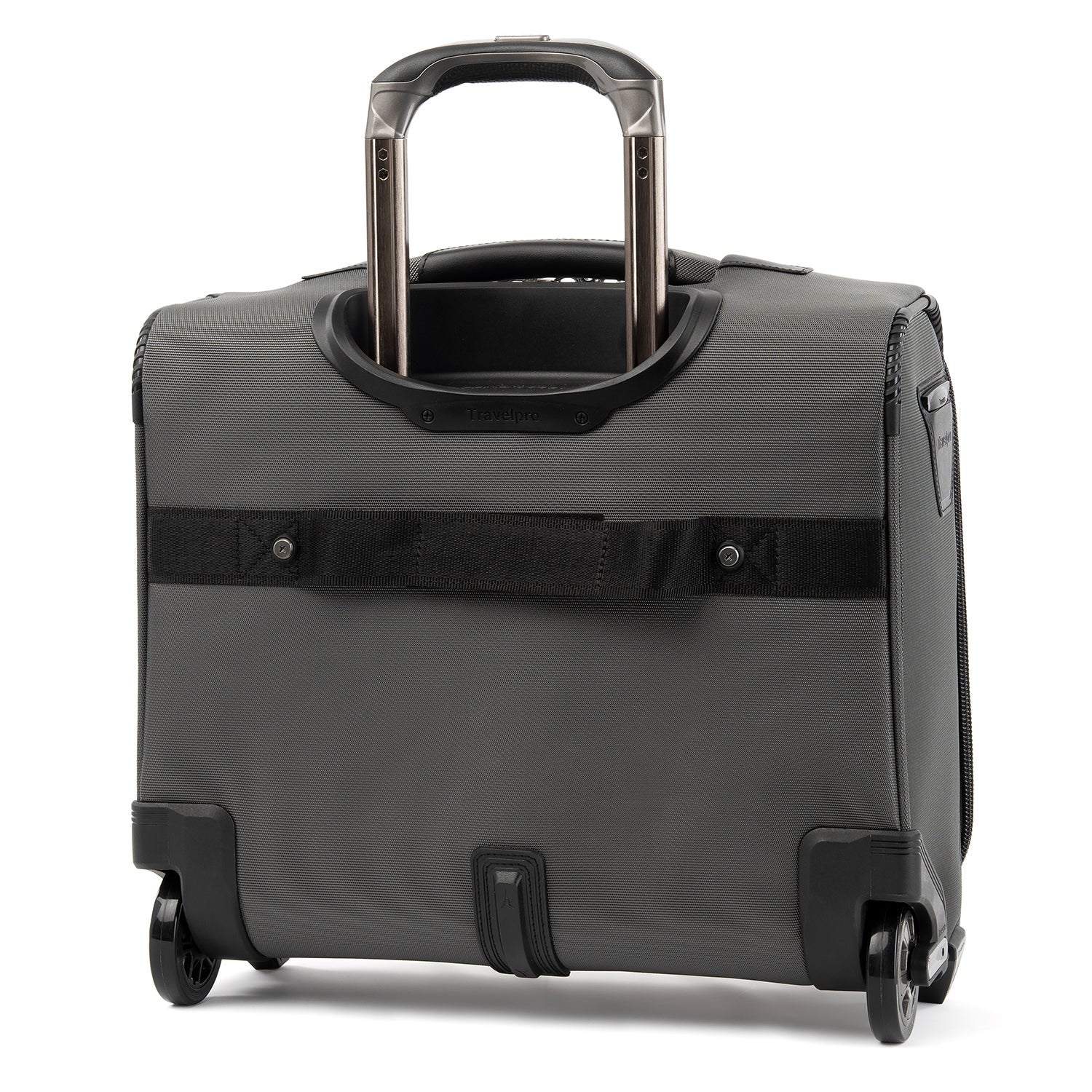 Travelpro Crew Versapack Carry-on 2 Wheel Upright Rolling Tote, 14-Inch Laptop or Tablet Pocket, Men and Women, Jet Black, 16.5-Inch ( Titanium Grey , One Size ) Titanium Grey One Size U1