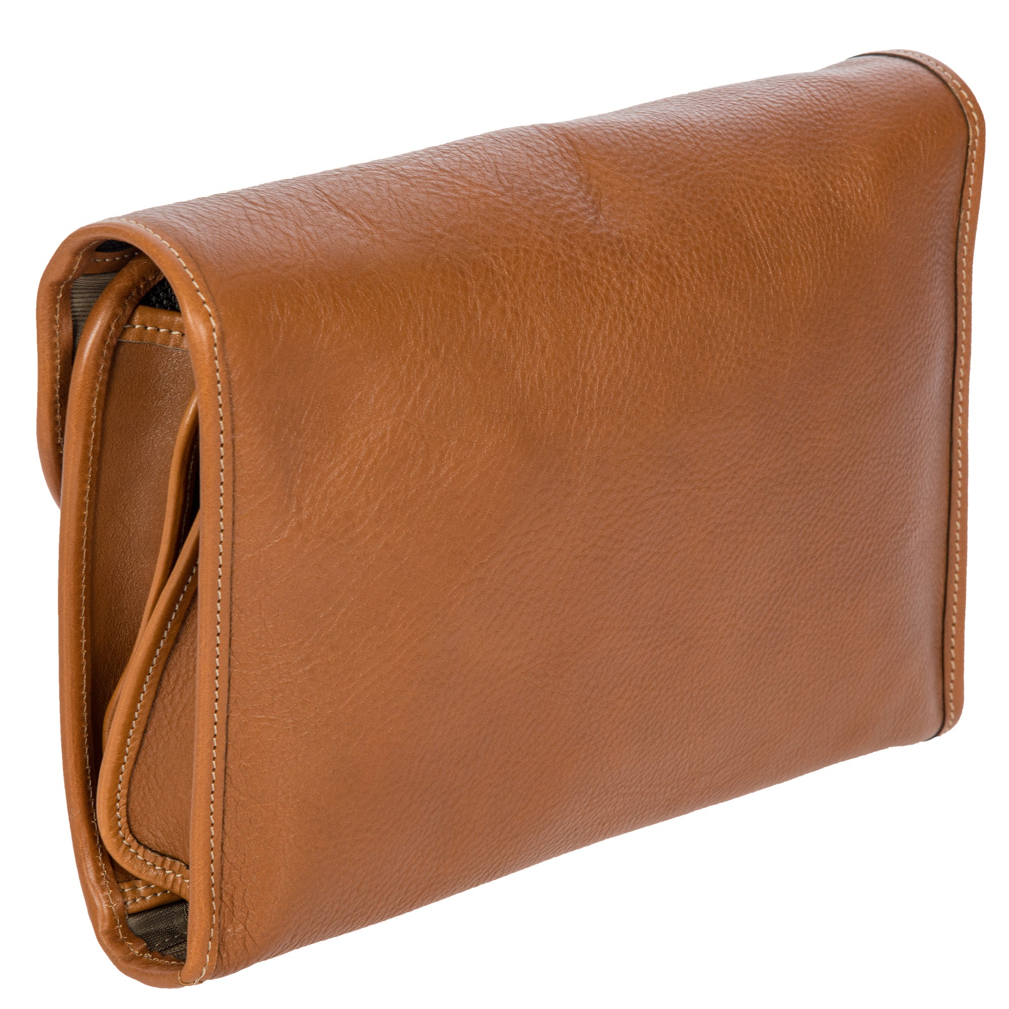 Bric's Life Pelle Tri-fold Traveler ( Cognac , One Size ) Cognac One Size U1