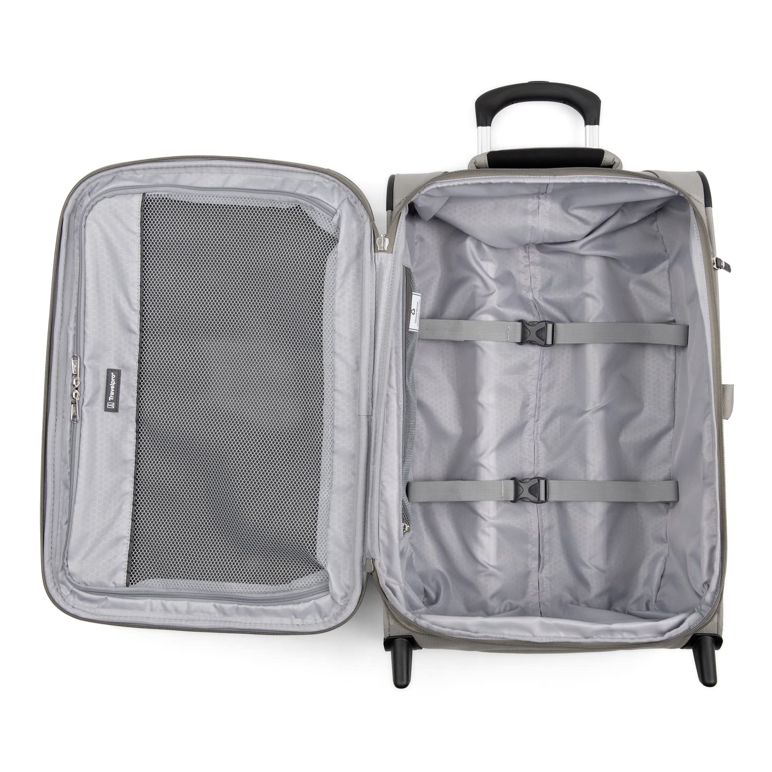 Travelpro Maxlite 5 Softside Expandable Upright 2 Wheel Luggage, Lightweight Suitcase, Men and Women ( Champagne , Carry-on 22-Inch ) Champagne Carry On 22 Inch U6