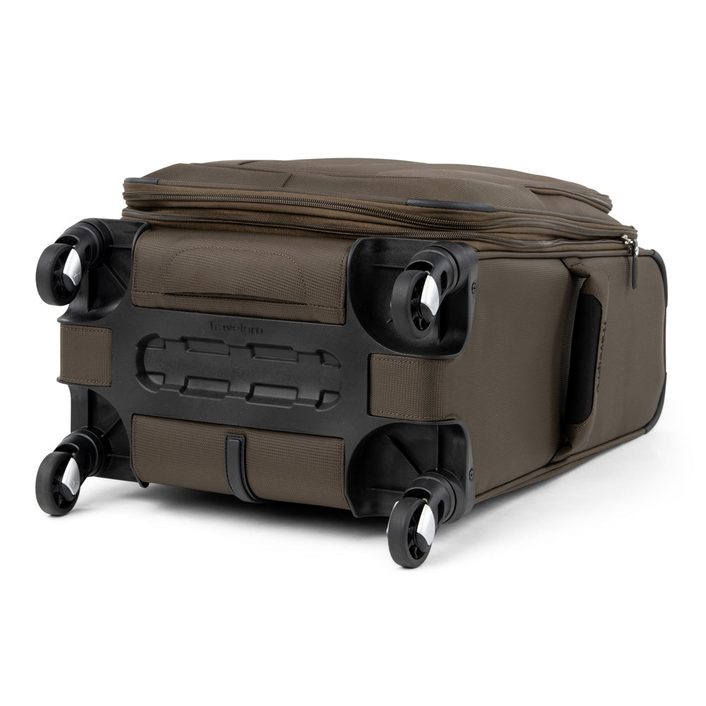 Travelpro Maxlite 5 Softside Expandable Luggage with 4 Spinner Wheels, Lightweight Suitcase, Men and Women Mocha Carry On 21 Inch U19