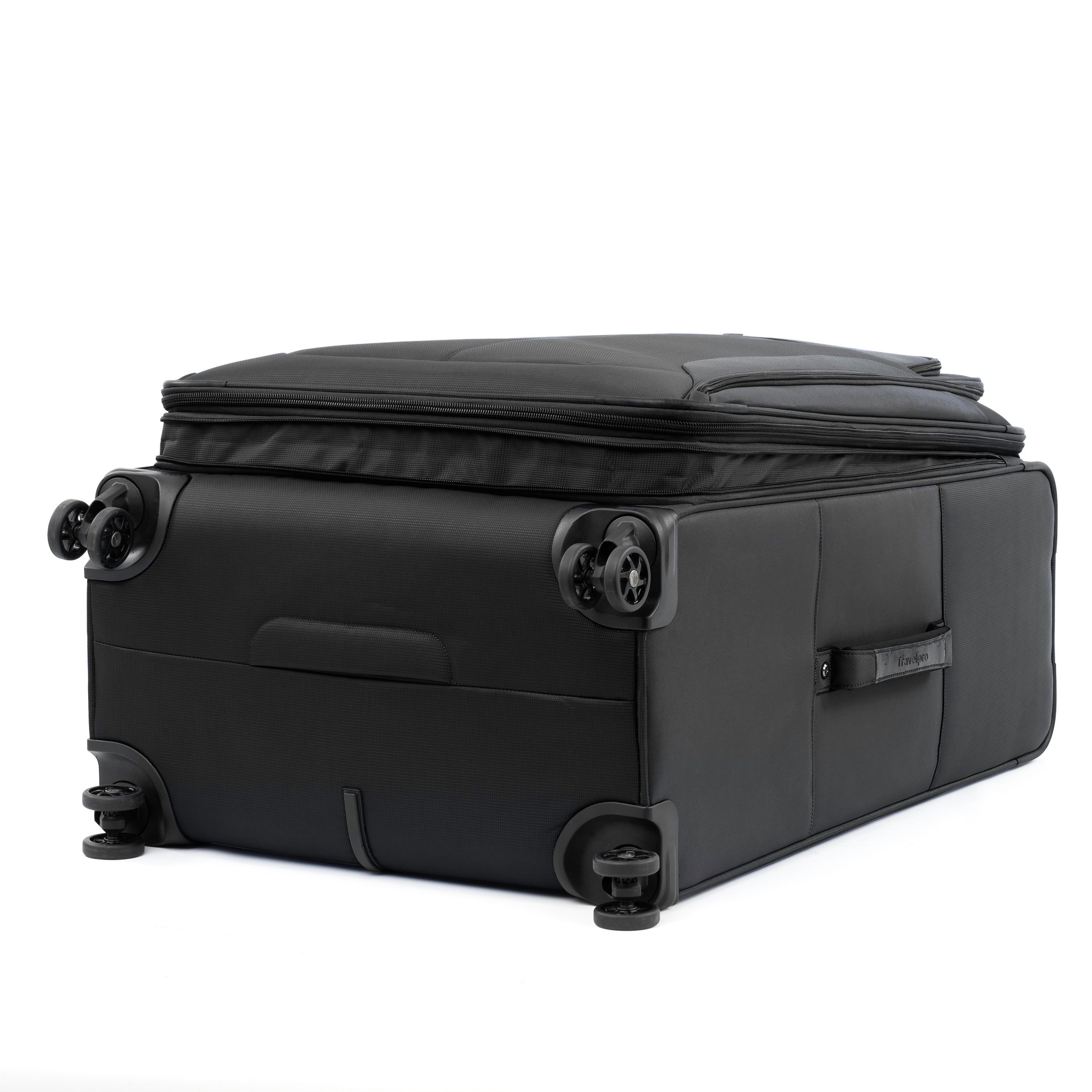 Travelpro Tourlite Softside Expandable Luggage with 4 Spinner Wheels, Lightweight Suitcase, Men and Women ( Black , 3-Piece Set (21/25/29) ) Black 3 Piece Set 21 25 29 U1