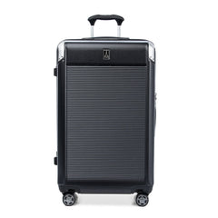 Travelpro Platinum Elite Hardside Expandable Spinner Wheel Luggage TSA Lock Hard Shell Polycarbonate Suitcase ( Shadow Black , Checked- Large 28-Inch ) Shadow Black Checked Large 28 Inch U3