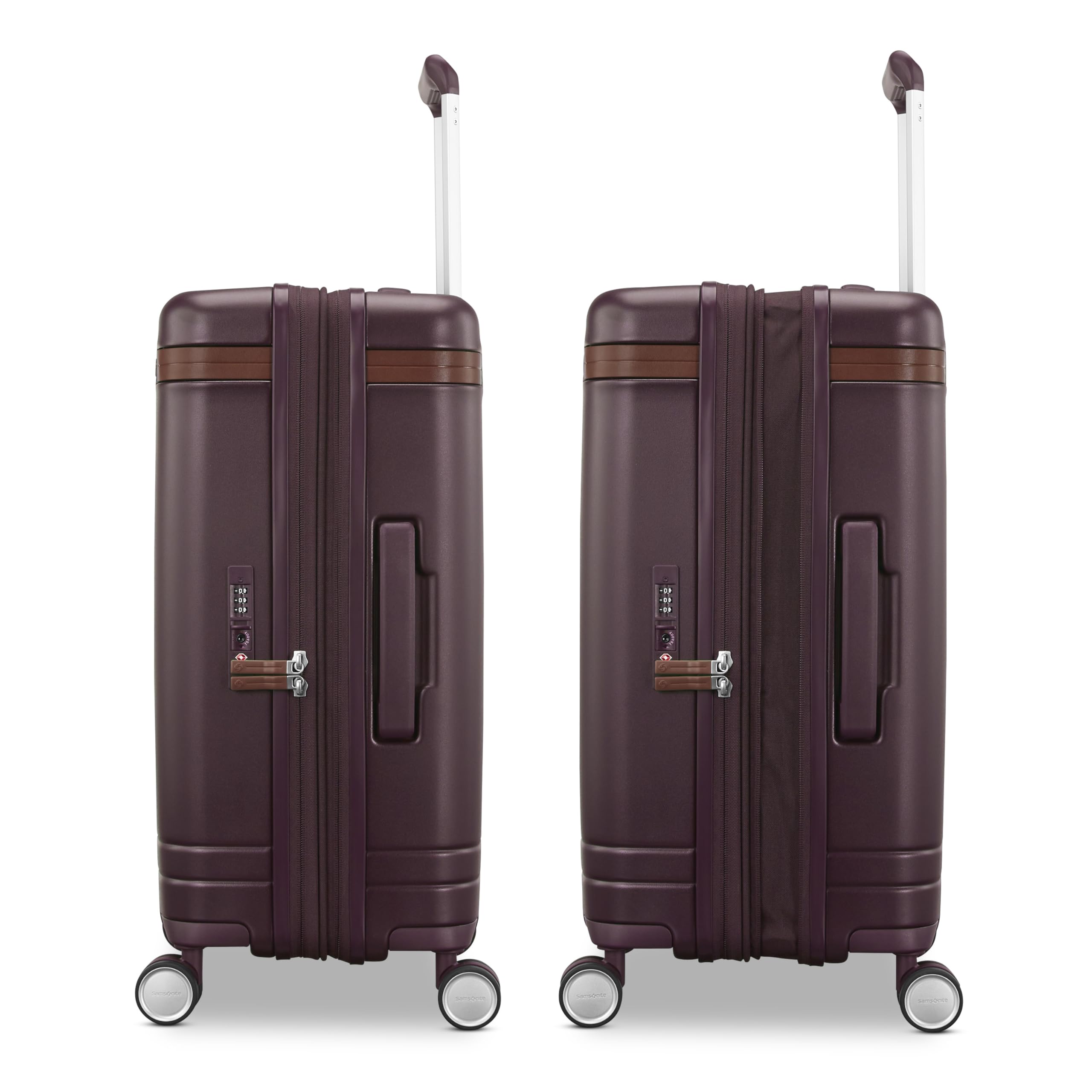 Samsonite Virtuosa Hardside Expandable Luggage with Spinner Wheels ( Merlot , Carry-on Spinner ) Merlot Carry On Spinner U6