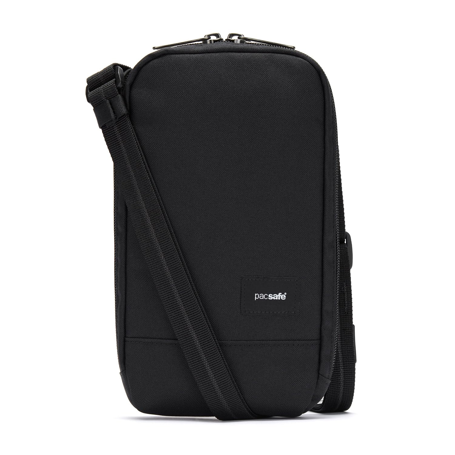 Pacsafe RFIDsafe Tech Crossbody ( Jet Black , One Size ) Jet Black One Size U1