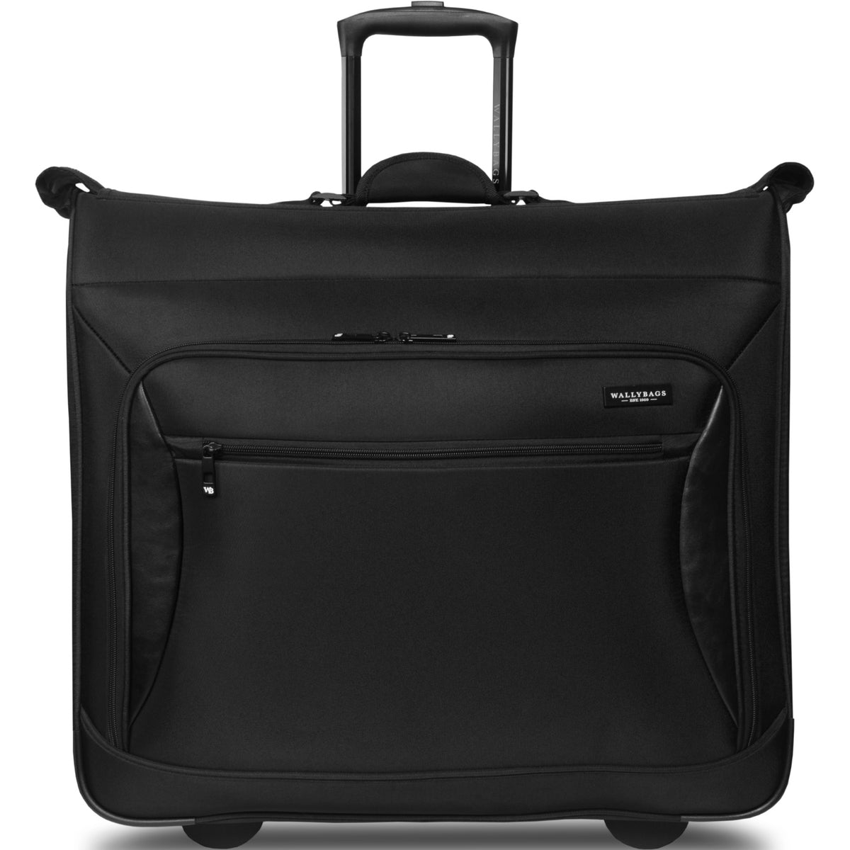 WallyBags 45 Premium Rolling Garment Bag with multiple pockets ( Black , One Size ) Black One Size U22