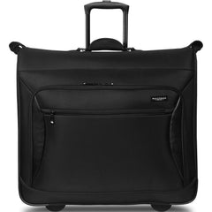 WallyBags 45 Premium Rolling Garment Bag with multiple pockets ( Black , One Size ) Black One Size U22