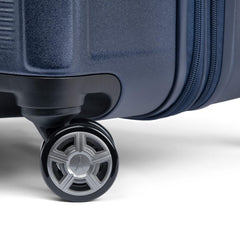 Travelpro Platinum Elite Hardside Expandable Spinner Wheel Luggage TSA Lock Hard Shell Polycarbonate Suitcase ( True Navy Blue , Checked- Medium 25-Inch ) True Navy Blue Checked Medium 25 Inch U1