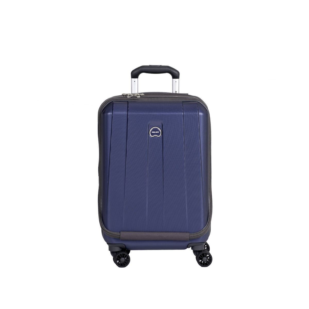 Delsey Paris Helium Shadow Hardside Luggage Expandable Spinner Trolley Collection Navy Carry On 19 Inch U1