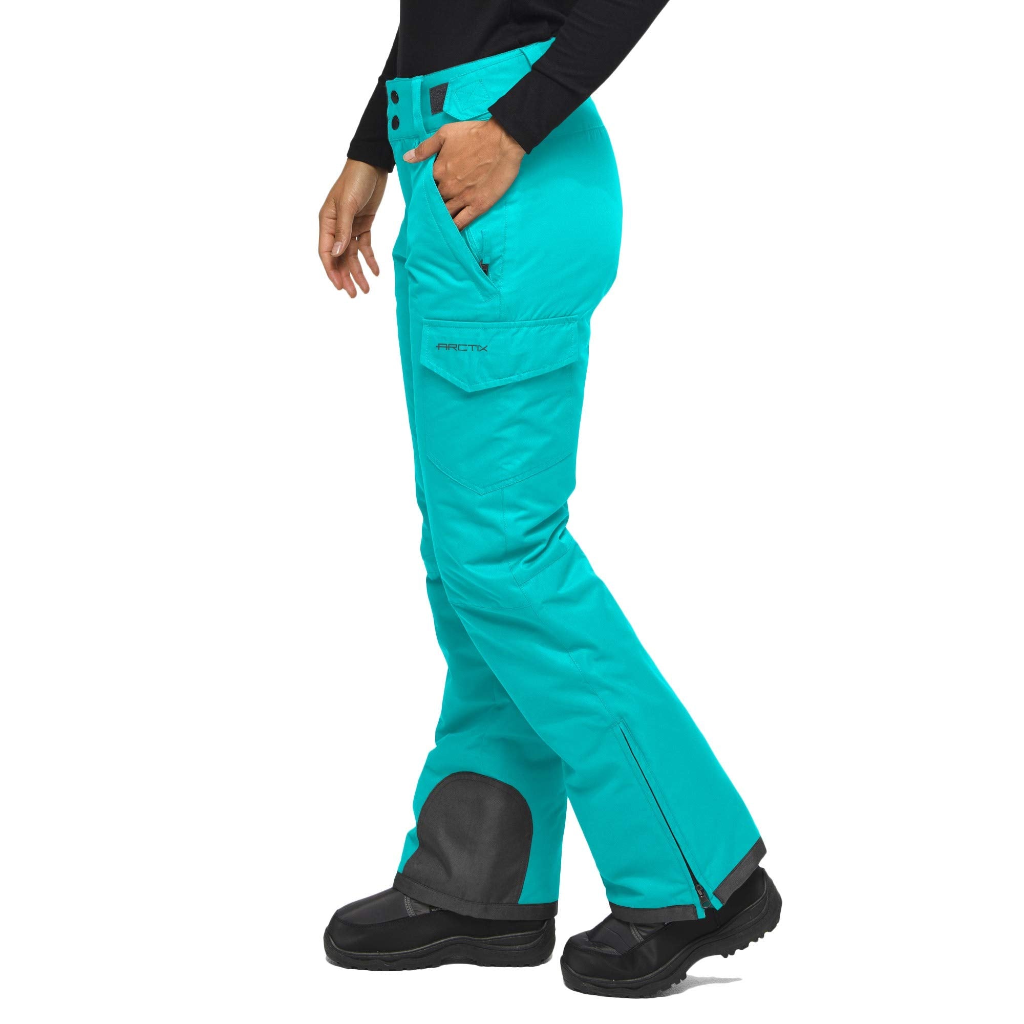 Arctix Women's Insulated Snowsports Cargo Pant ( Bluebird , 1X ) Bluebird 1 X U5