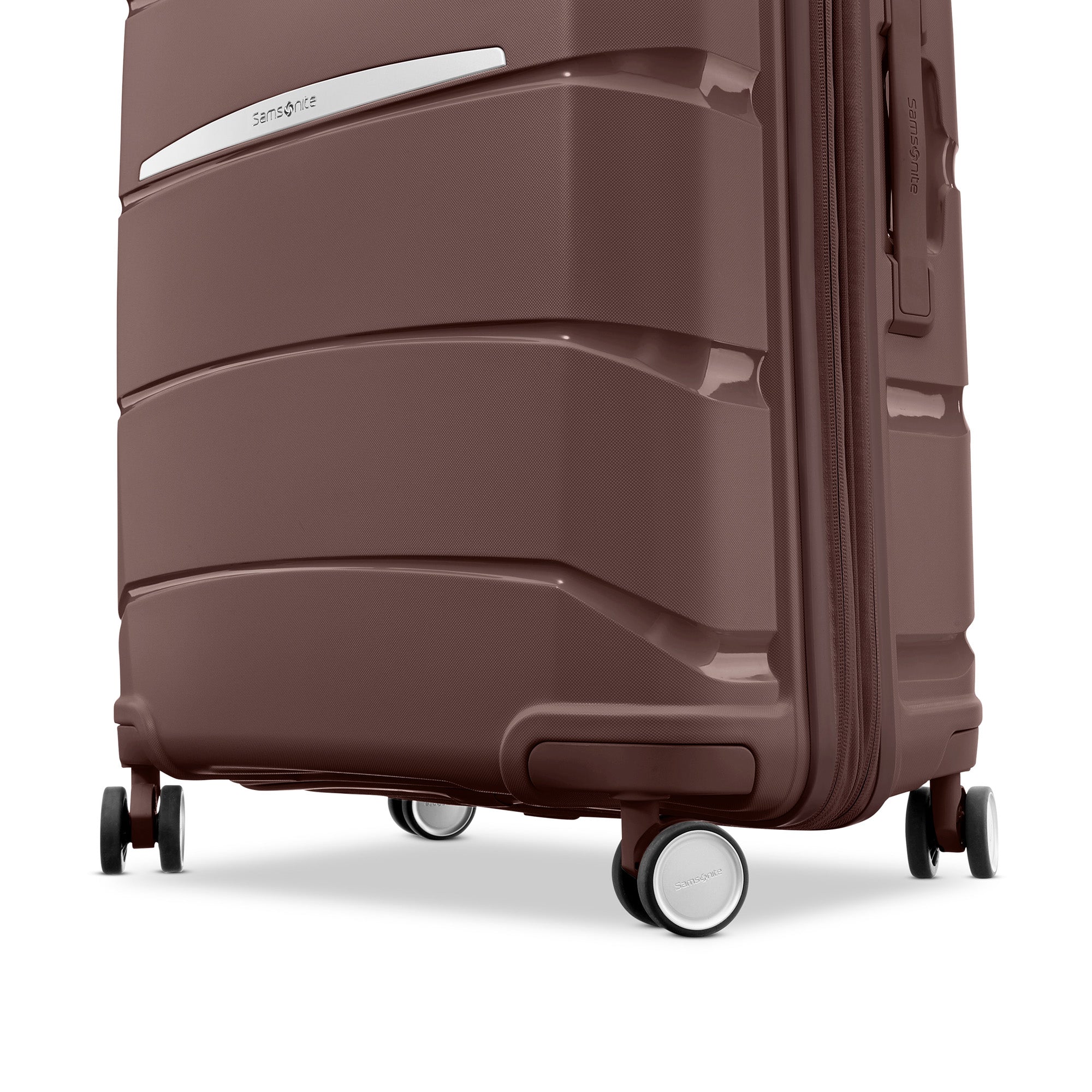 Samsonite Outline Pro Carry-On Spinner ( Cocoa Chocolate Mauve , One Size ) Cocoa Chocolate Mauve One Size U1