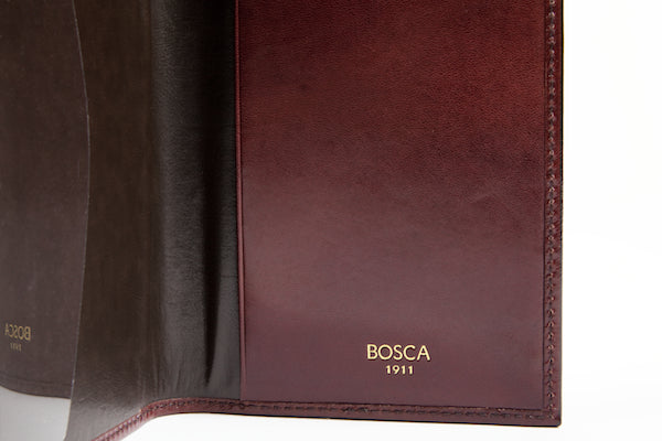 Bosca Old Leather Passport Case ( Dark Brown , One Size ) Dark Brown One Size U1