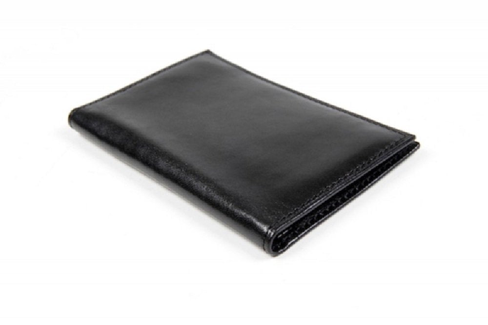 Bosca Men's Genuine Leather 8 Pocket Credit Card Case ( Black Leather , One Size ) Black Leather One Size U2