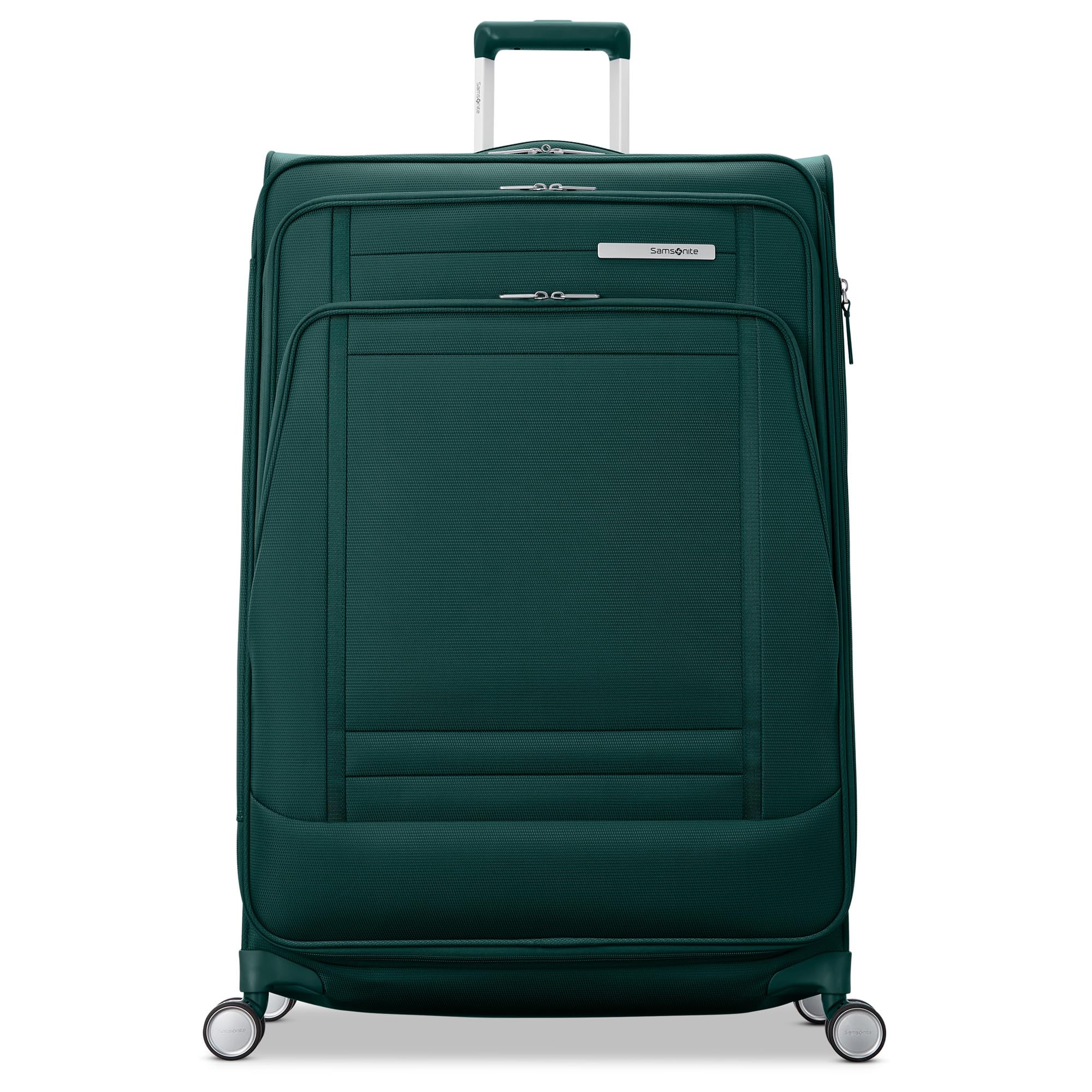 Samsonite UpLIFT Lightweight Softside Expandable Luggage ( Emerald Green , Large Checked ) Emerald Green Large Checked U5