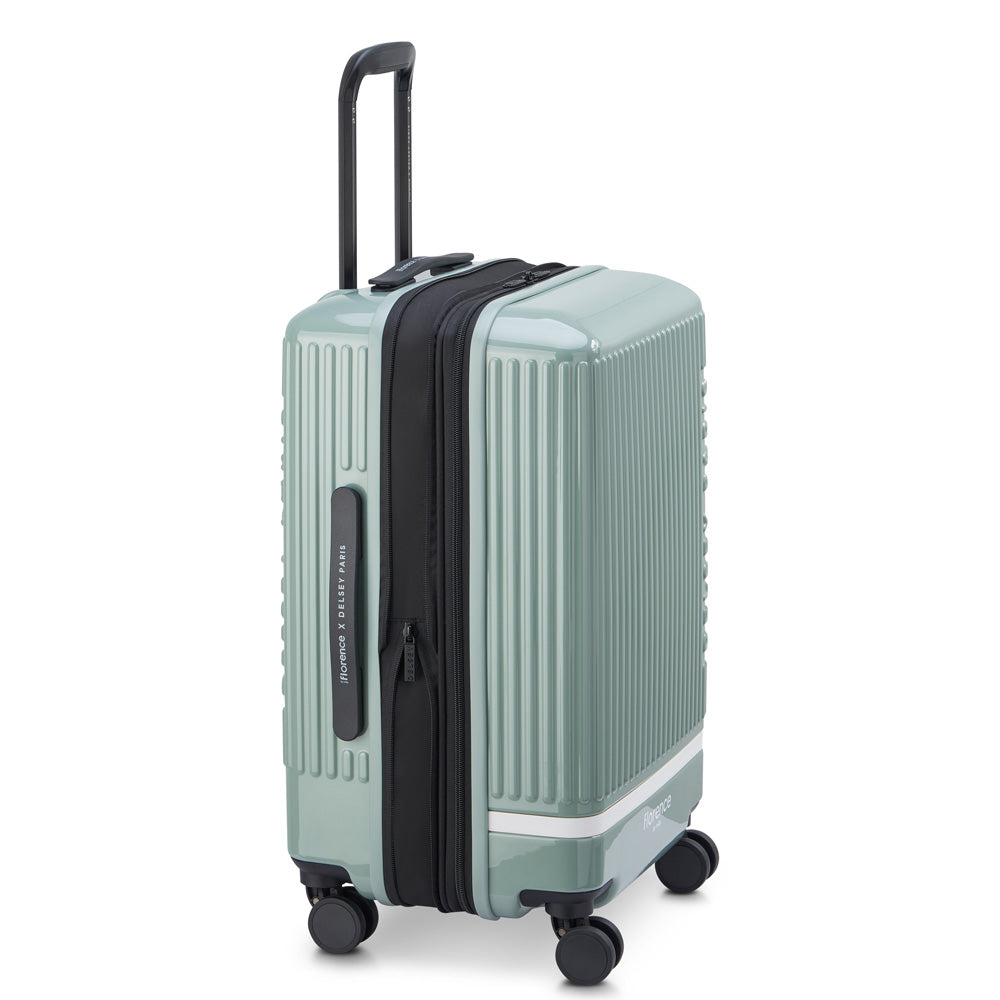 florence by mills x DELSEY PARIS Spin Me Away Expandable 20" Carry-On Spinner Upright ( Sage Green , 20" Carry-On Spinner ) Sage Green 20 Carry On Spinner U1