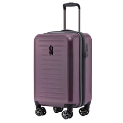 Spyder Rails 20 Inch Expandable Hardside Upright Suitcase with 360 Spinner Wheels, TSA Approved Lock ( Burgundy , 20" ) Burgundy 20 U1