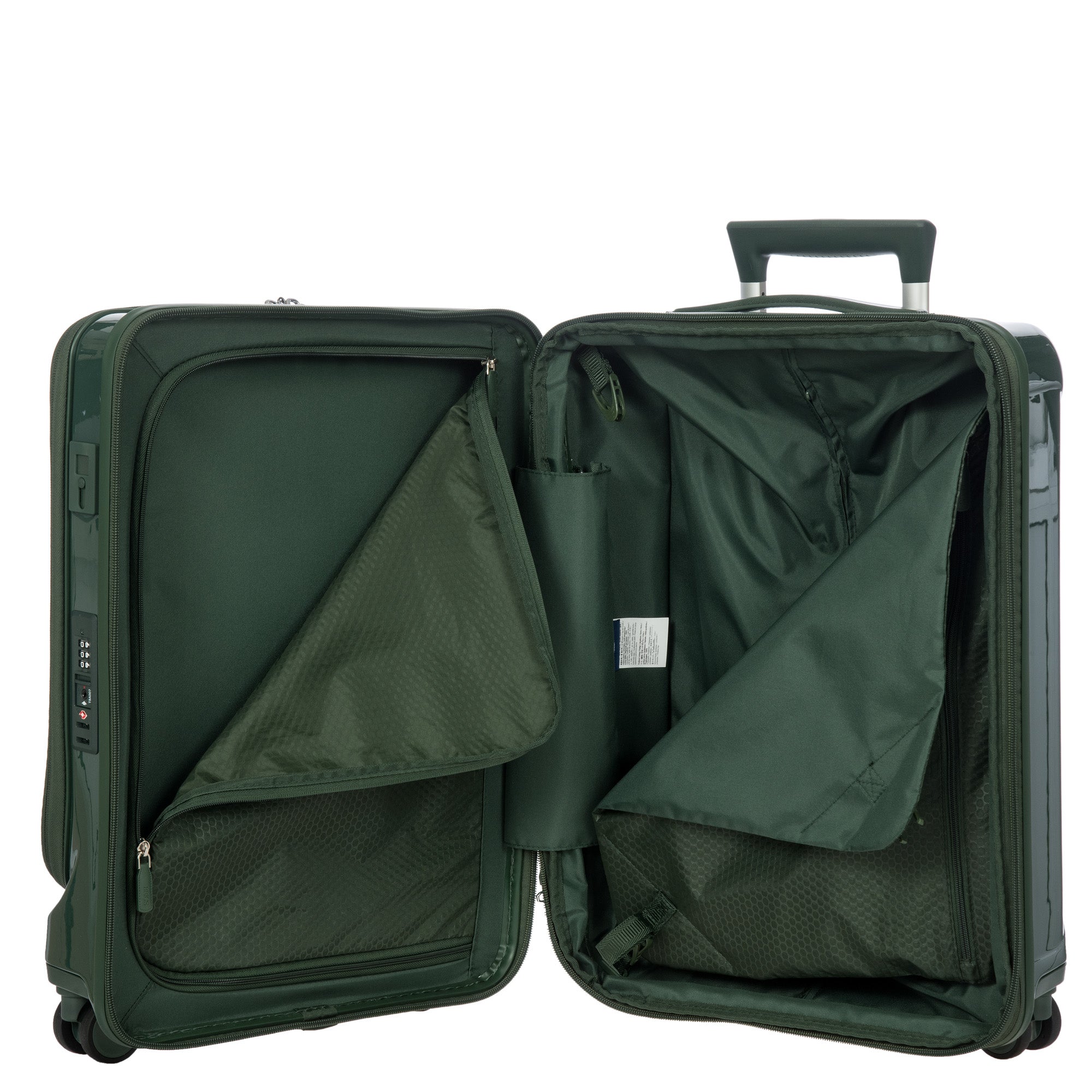 Bric's Positano 21" Carry-On Expandable Spinner w/Pocket  ( Emerald , 55cm with pocket ) Emerald 55 Cm With Pocket U1
