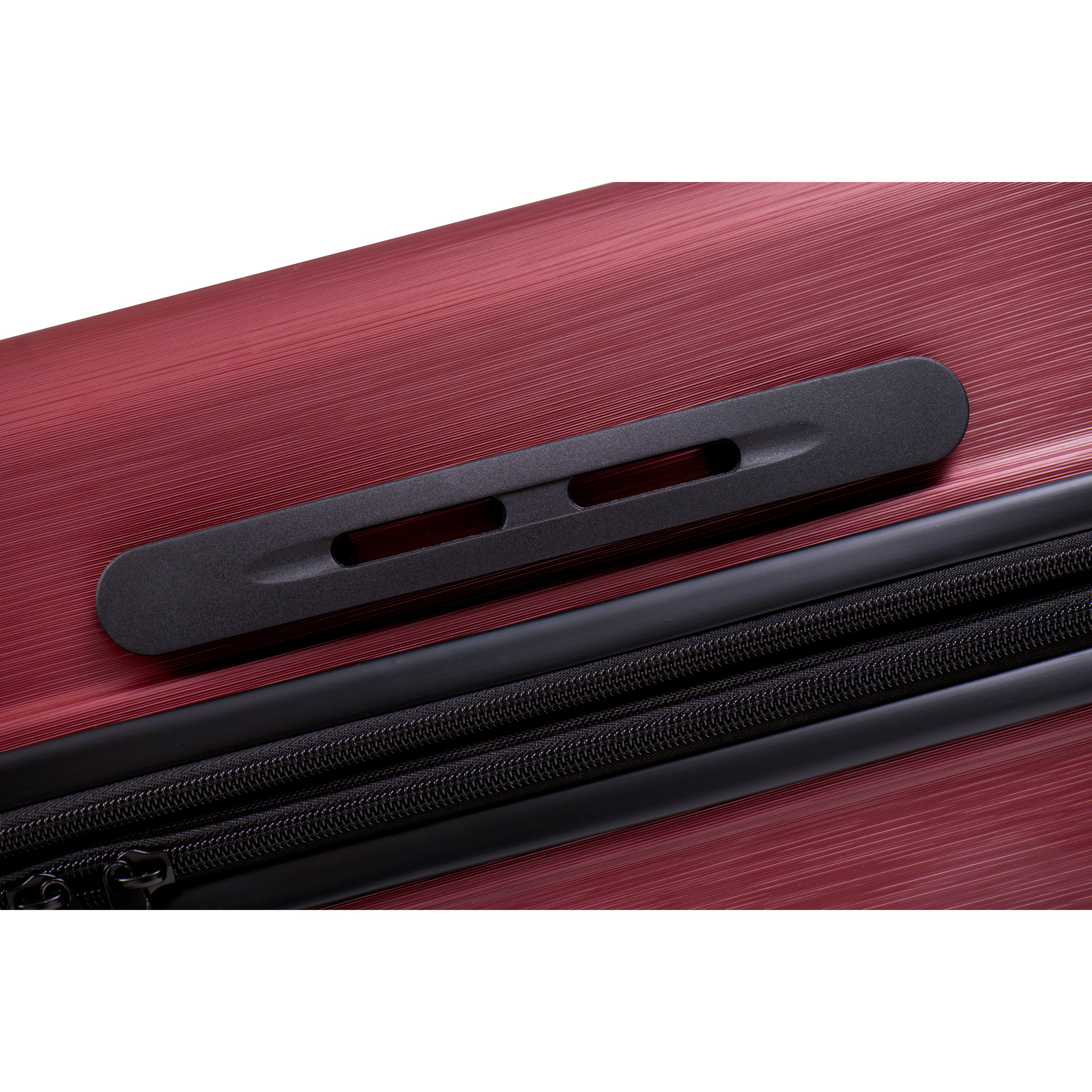 NONSTOP NEW YORK Luggage Expandable Spinner Wheels hard side shell Travel Suitcase Lightweight, TSA Lock, Double USB Port  ( Burgundy , 3-Piece Set (20/24/28) ) Burgundy 3 Piece Set 20 24 28 U6