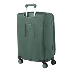 Travelpro Versapack + Lightweight Softside Expandable Checked Luggage, 8 Spinner Suitcase, TSA Lock, Men and Women ( Desert Sage , Checked Medium 25-Inch ) Desert Sage Checked Medium 25 Inch U1