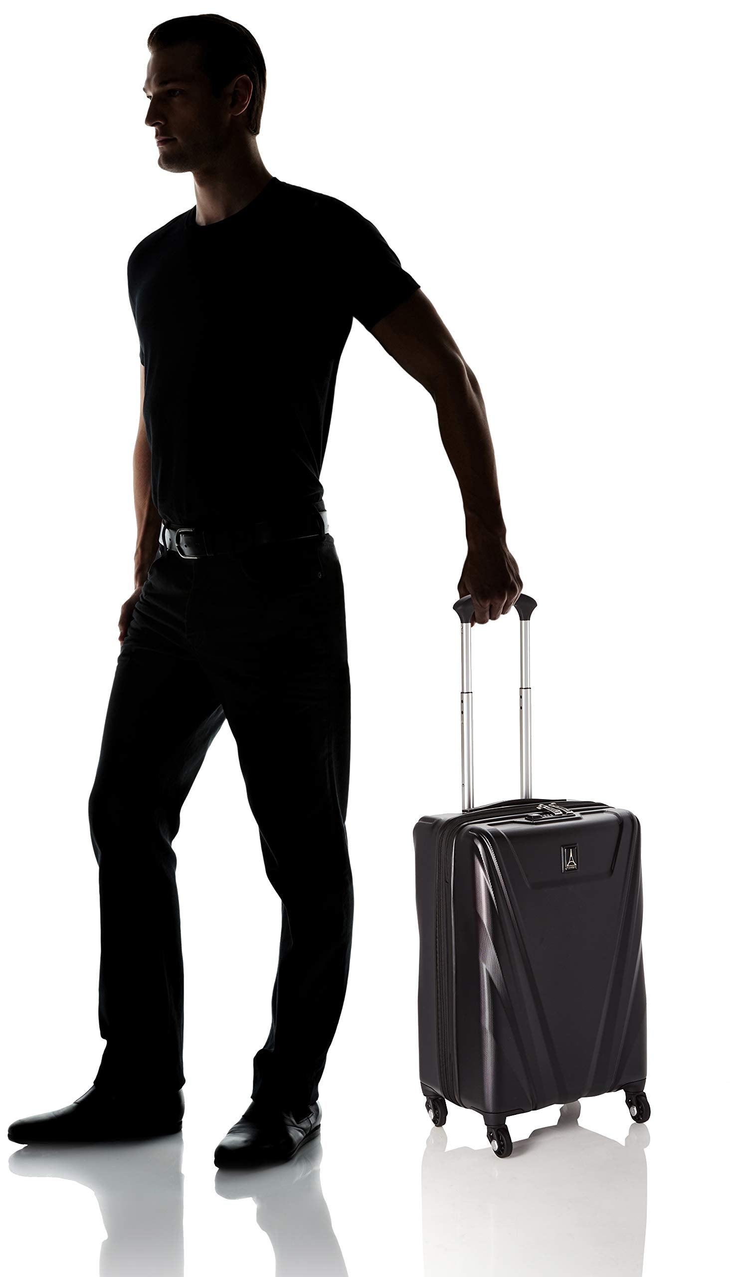 Travelpro Maxlite 5 Hardside Spinner Wheel Luggage ( Black , Carry-On 21-Inch ) Black Carry On 21 Inch U3