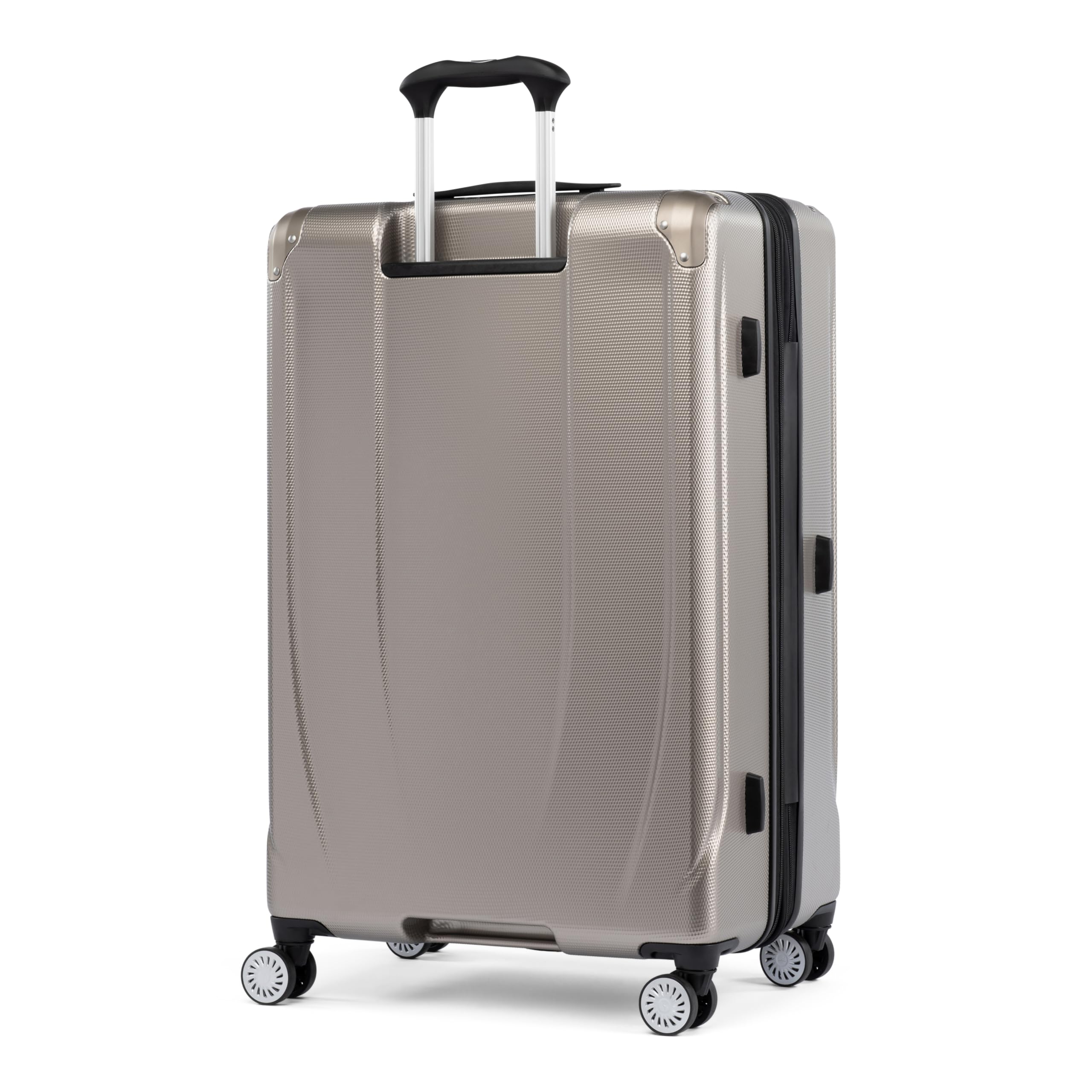Travelpro Pathways 3 Hardside Expandable Luggage, 8 Spinner Wheels, Lightweight Hard Shell Suitcase ( Champagne , Checked Large 28 Inch ) Champagne Checked Large 28 Inch U16