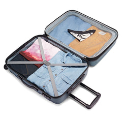 Samsonite Omni Pc Hardside Expandable Luggage with Spinner Wheels ( Teal , Checked-Medium 24-Inch ) Teal Checked Medium 24 Inch U10