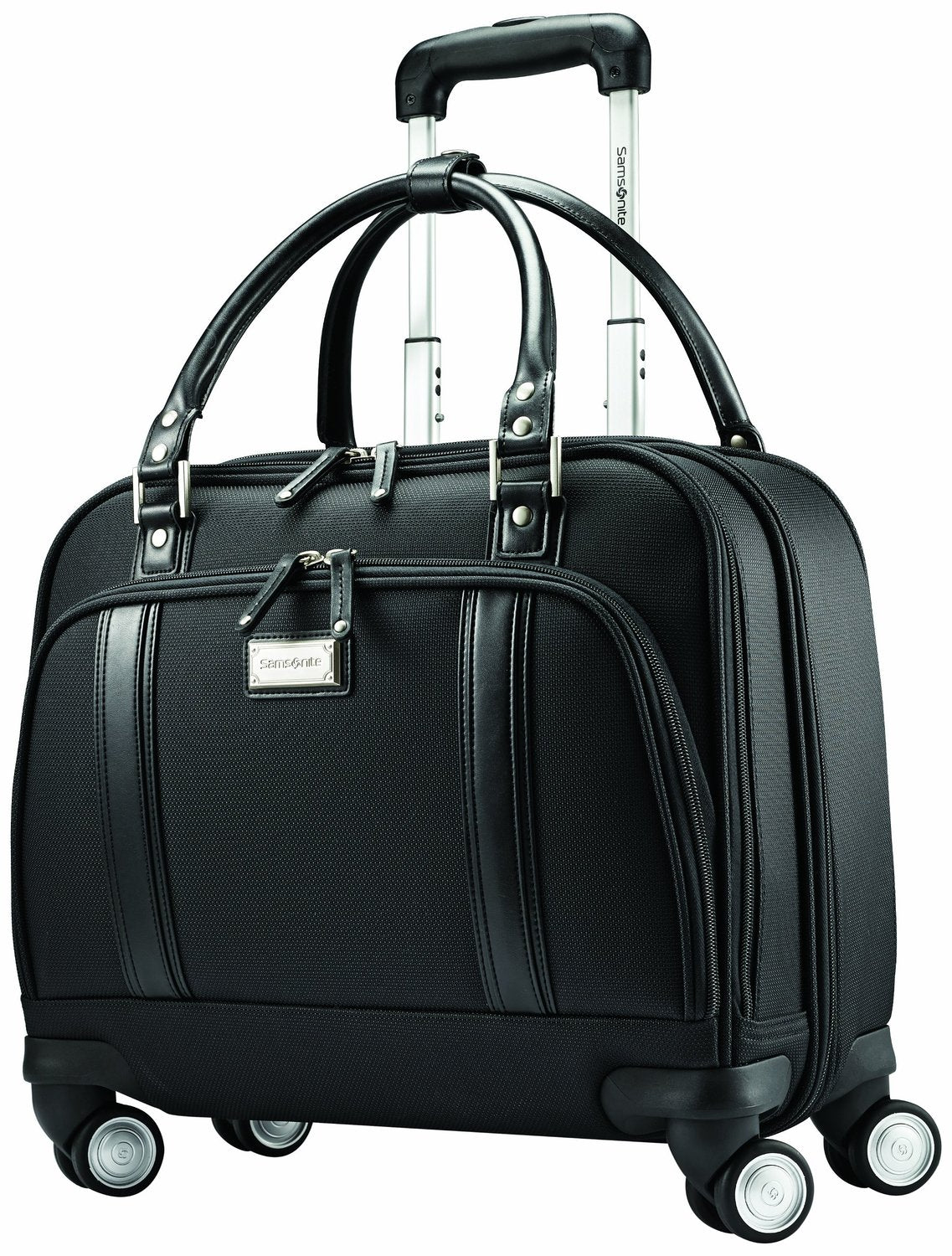 Samsonite Luggage Women's Spinner Mobile Office ( Black/Chrome , One Size ) Black/Chrome One Size U91