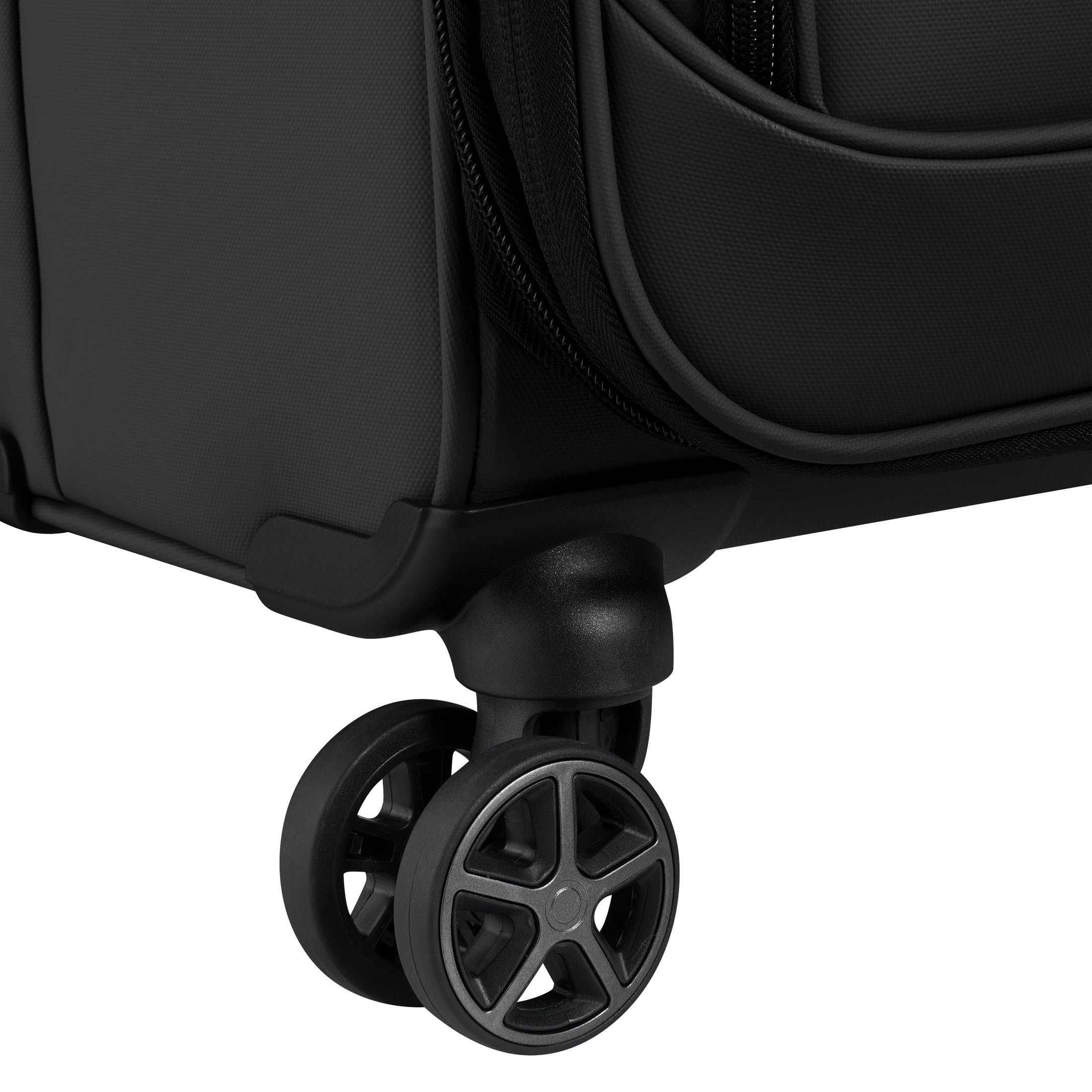 DELSEY Paris Sky Lite Softside Expandable Luggage with Spinner Wheels ( Black , Checked-Large 28 Inch ) Black Checked Large 28 Inch U3