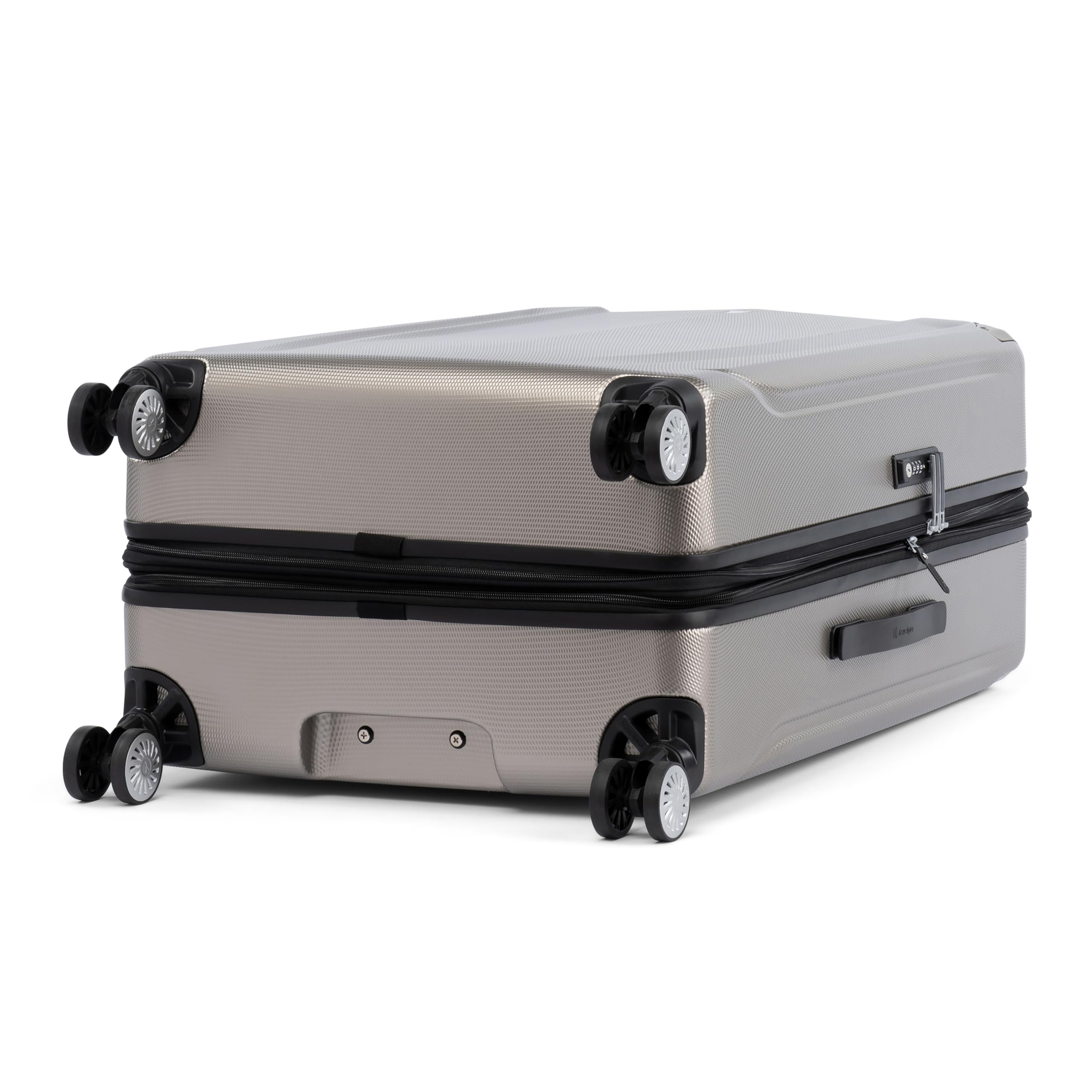 Travelpro Pathways 3 Hardside Expandable Luggage, 8 Spinner Wheels, Lightweight Hard Shell Suitcase ( Champagne , Checked Large 28 Inch ) Champagne Checked Large 28 Inch U13