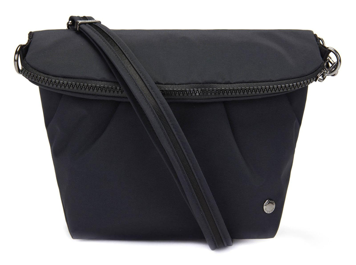 Pacsafe CX Convertible Crossbody ( Econyl Black , One Size ) Econyl Black One Size U2