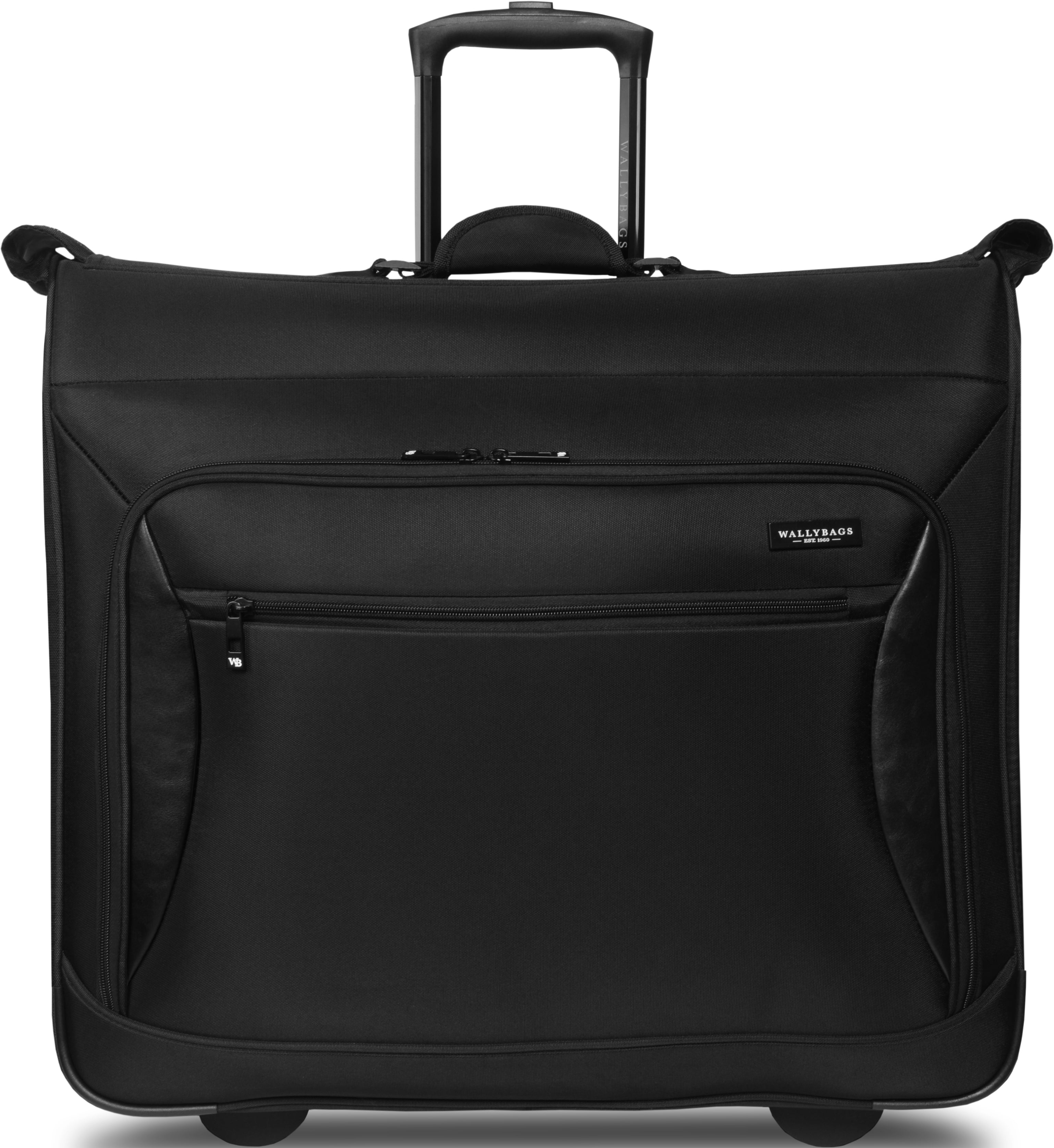WallyBags® 45” Premium Rolling Garment Bag with multiple pockets Black One Size U7