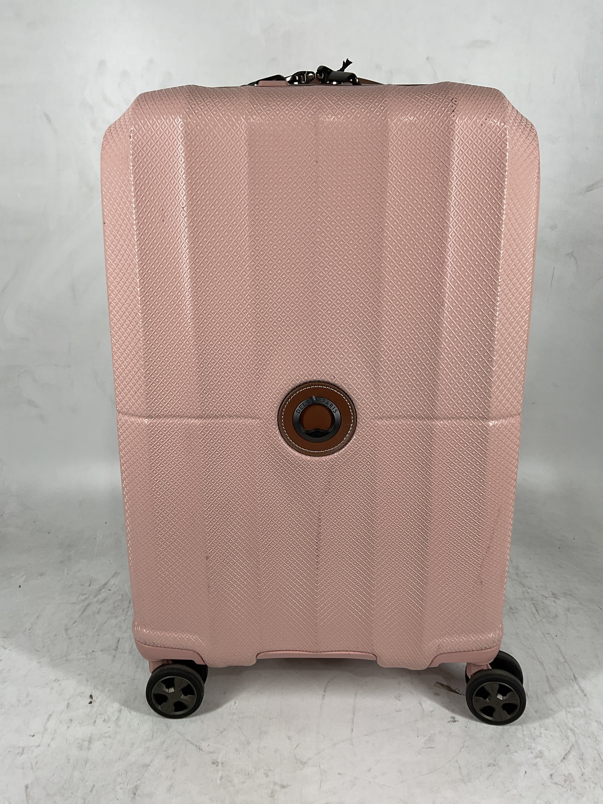DELSEY PARIS Chatelet Air 2.0 Hardside Luggage with Spinner Wheels, Blush Pink, Carry on 20 Inch Blush Pink Carry-on 20 Inch U1
